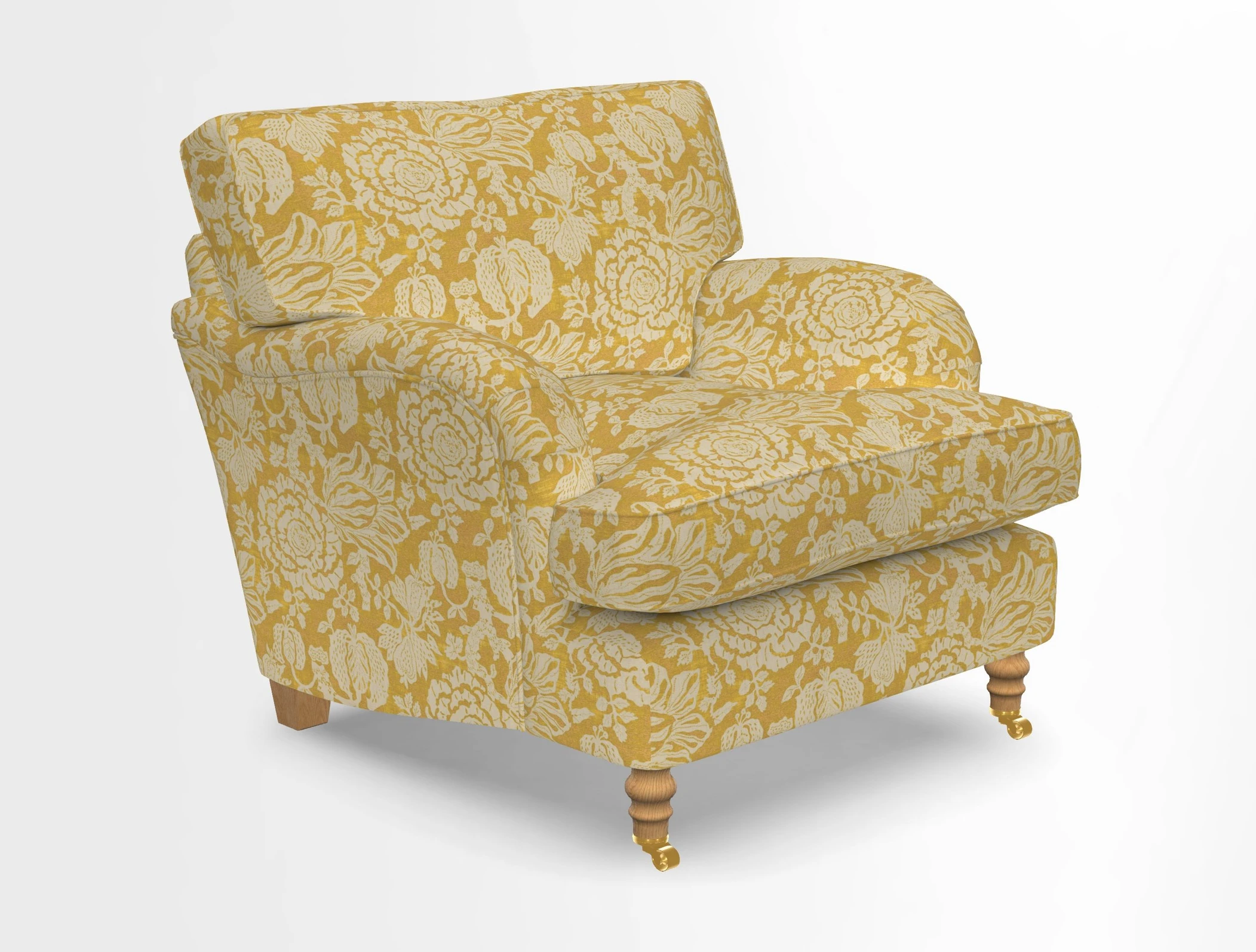 Alwinton chair in Linwood Tango Velvet Sapphire