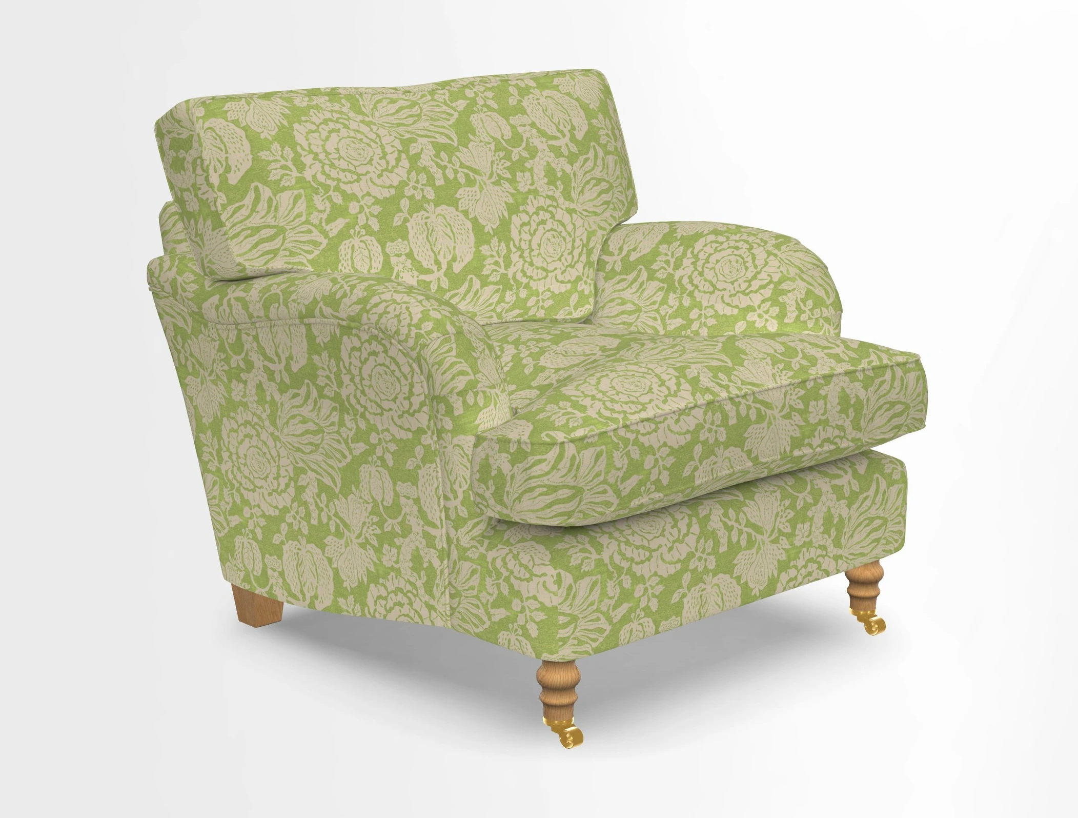 Alwinton chair in Linwood Tango Velvet Sapphire