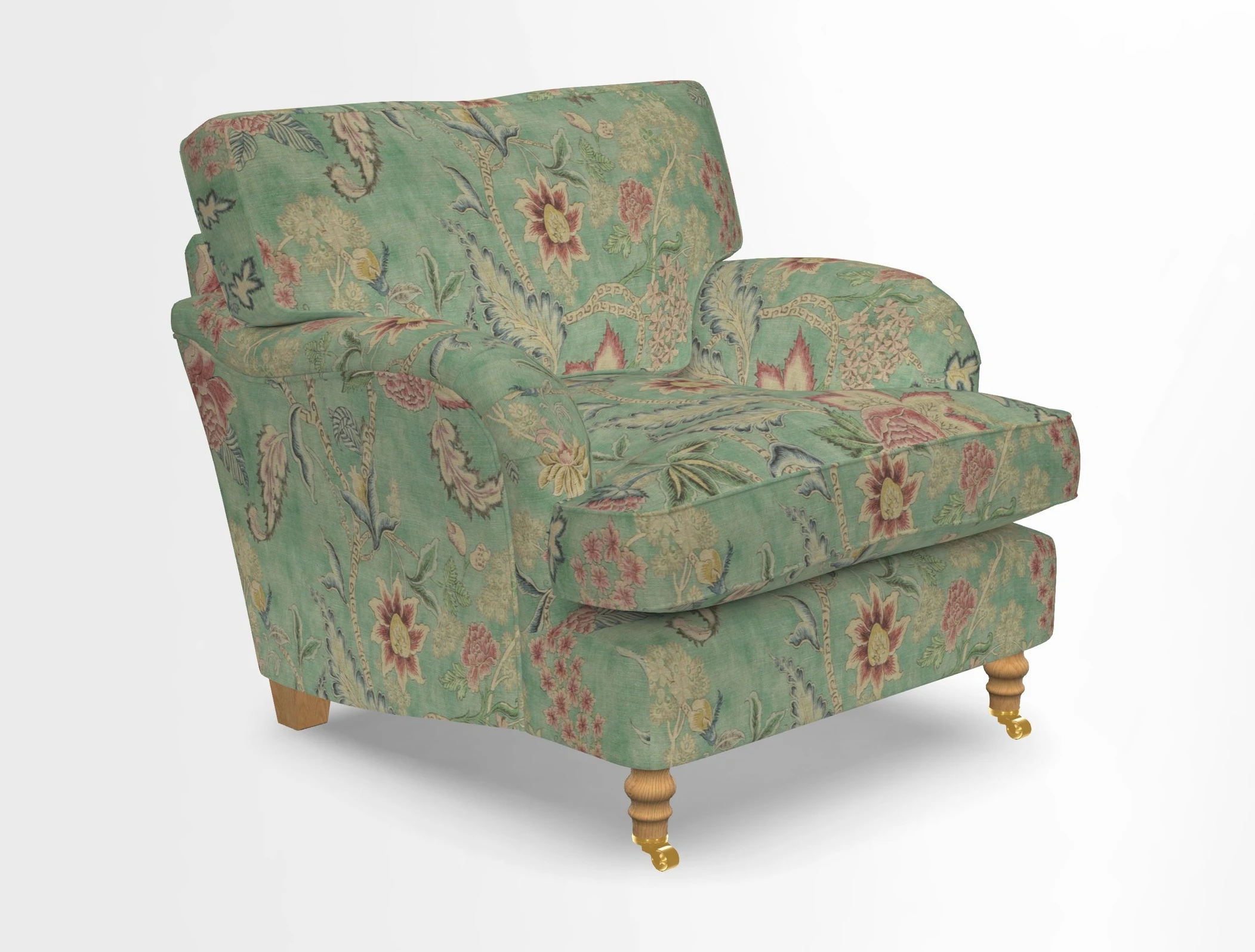 Alwinton chair in Linwood Tango Velvet Sapphire