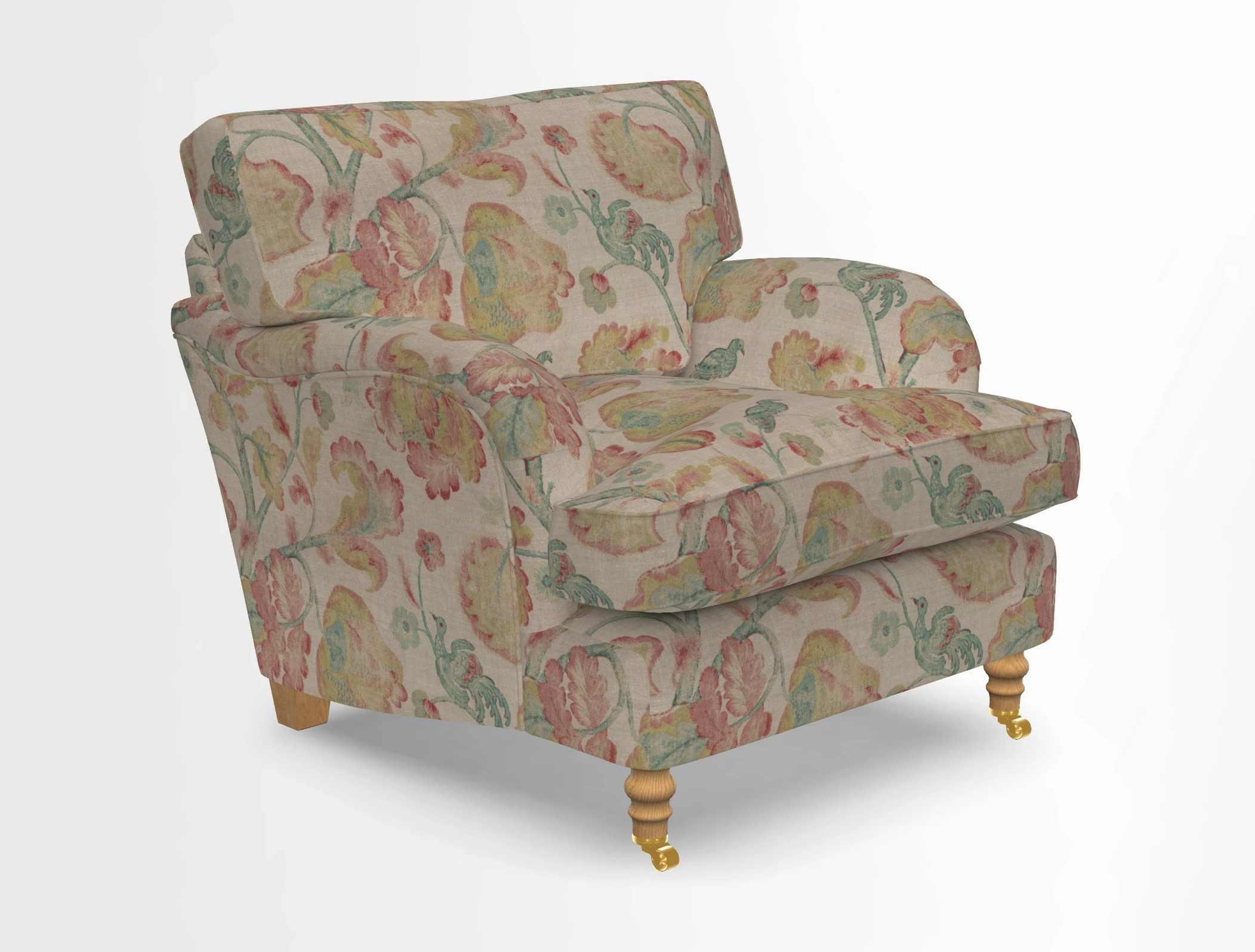 Alwinton chair in Linwood Tango Velvet Sapphire