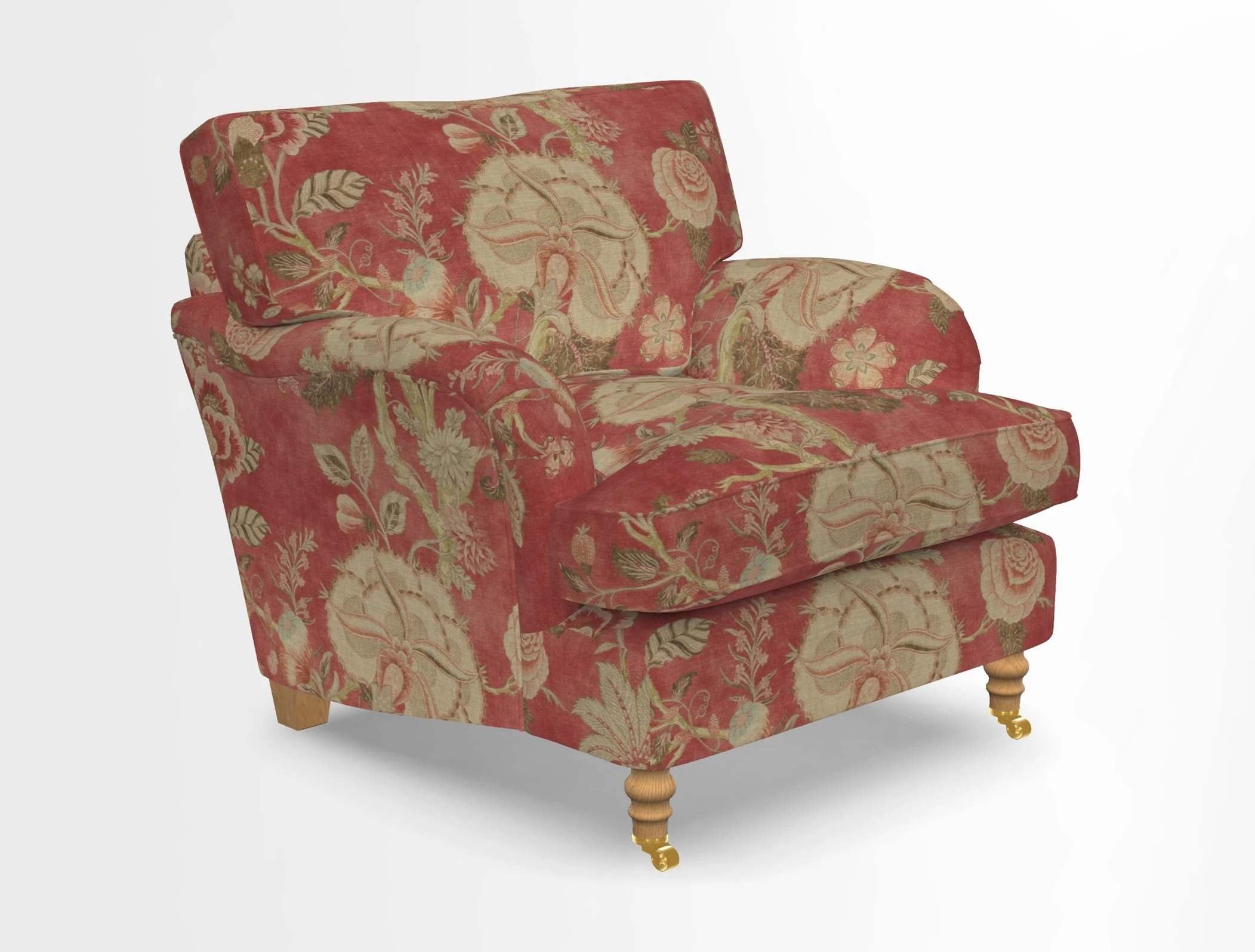 Alwinton chair in Linwood Tango Velvet Sapphire