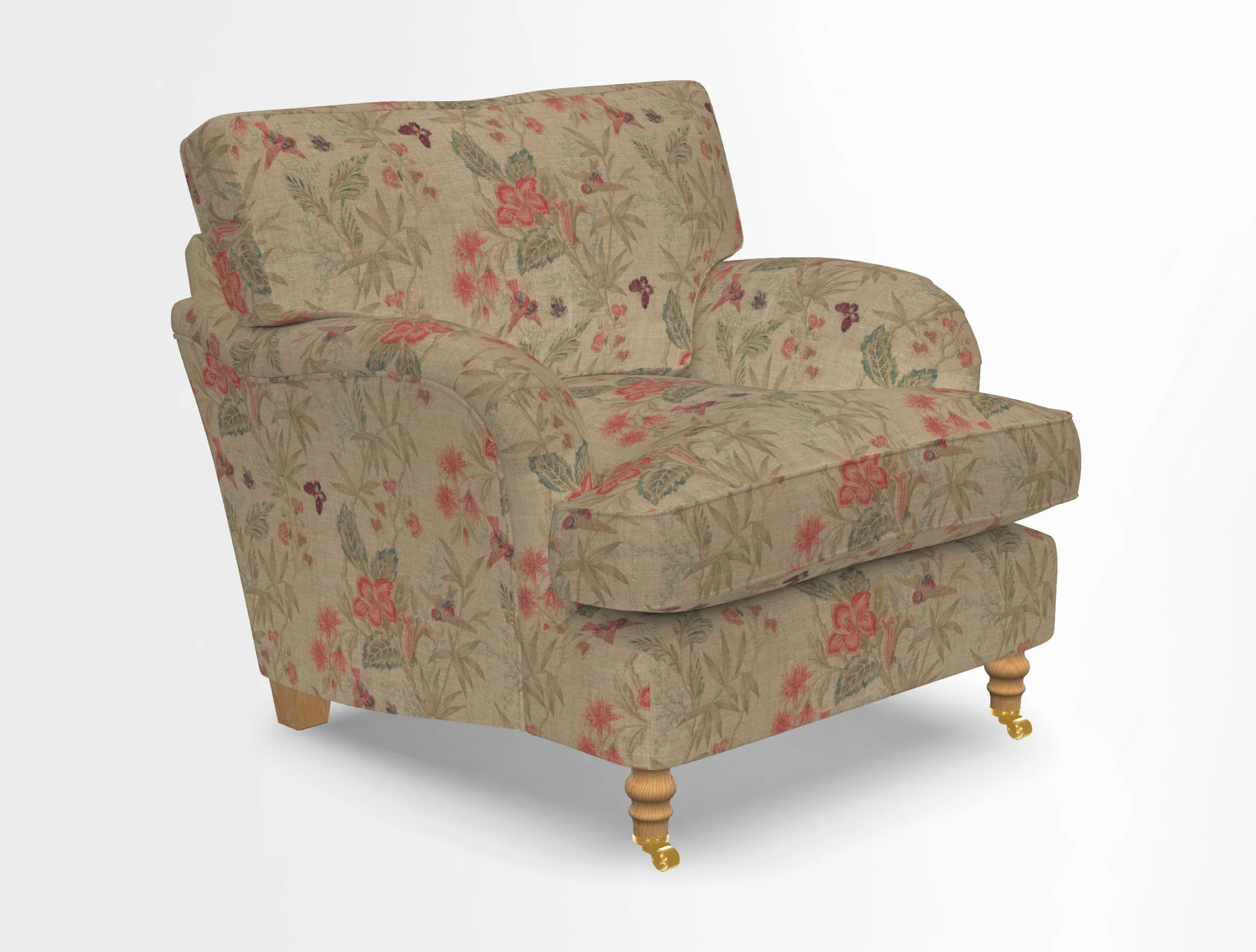 Alwinton chair in Linwood Tango Velvet Sapphire