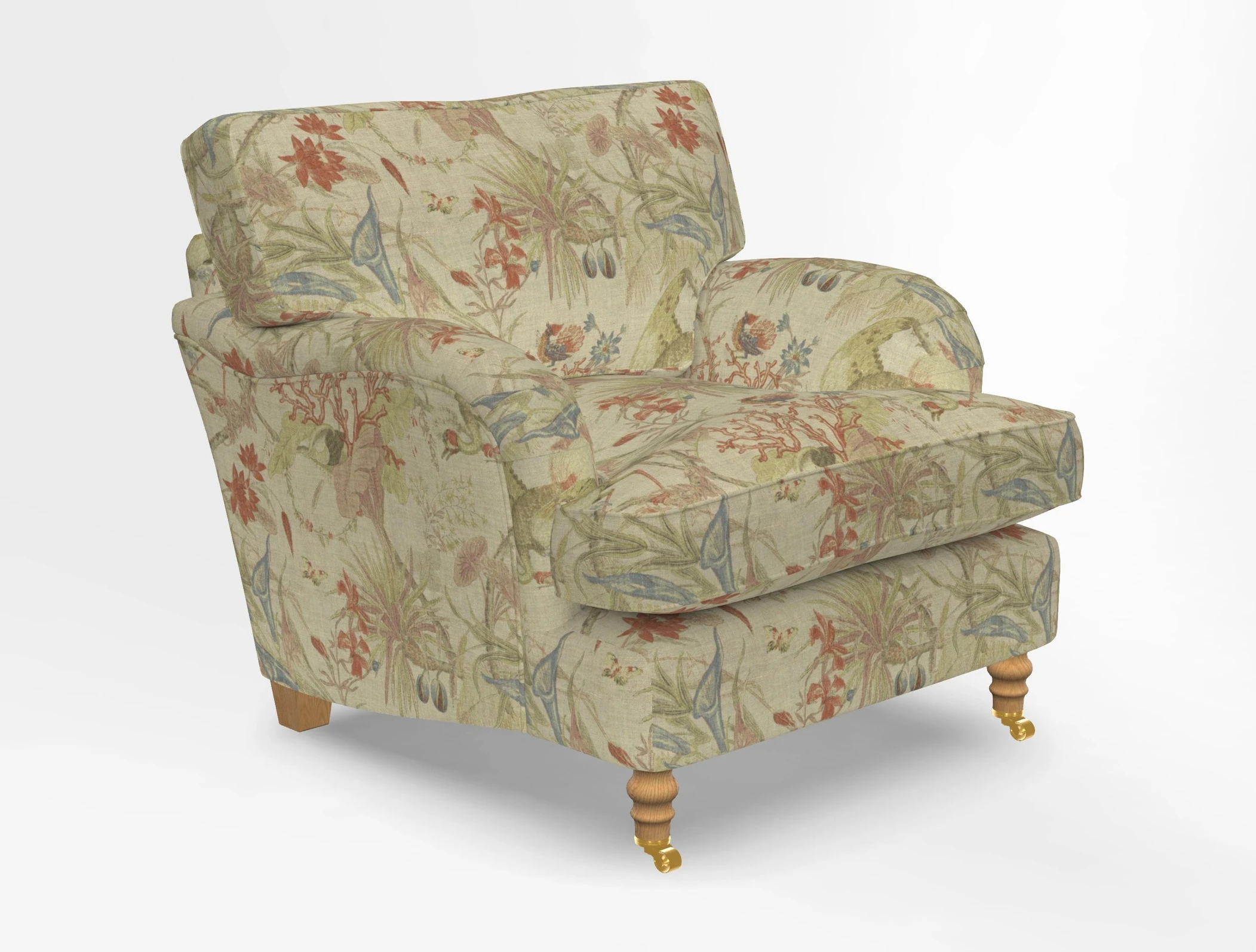 Alwinton chair in Linwood Tango Velvet Sapphire