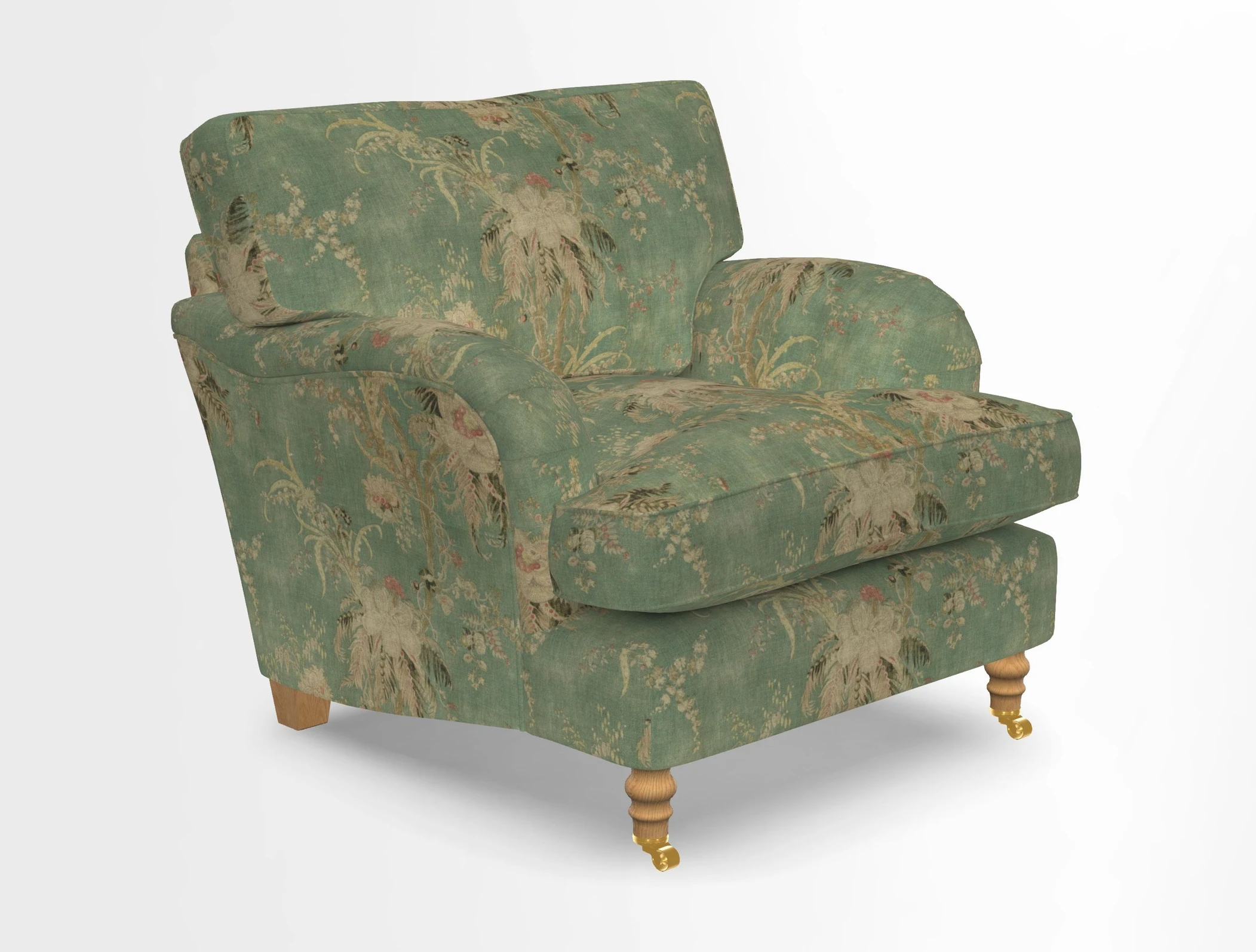 Alwinton chair in Linwood Tango Velvet Sapphire