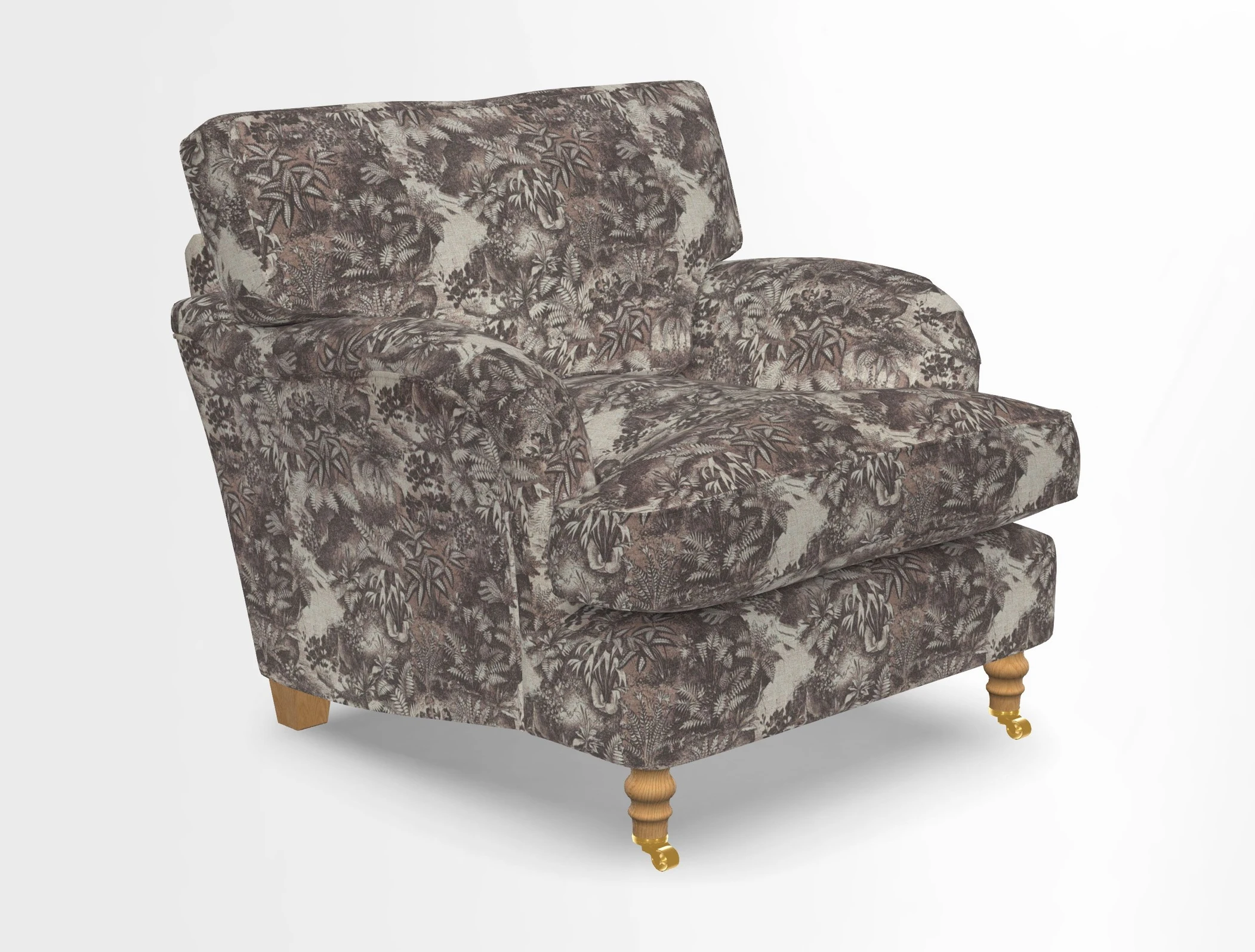 Alwinton chair in Linwood Tango Velvet Sapphire