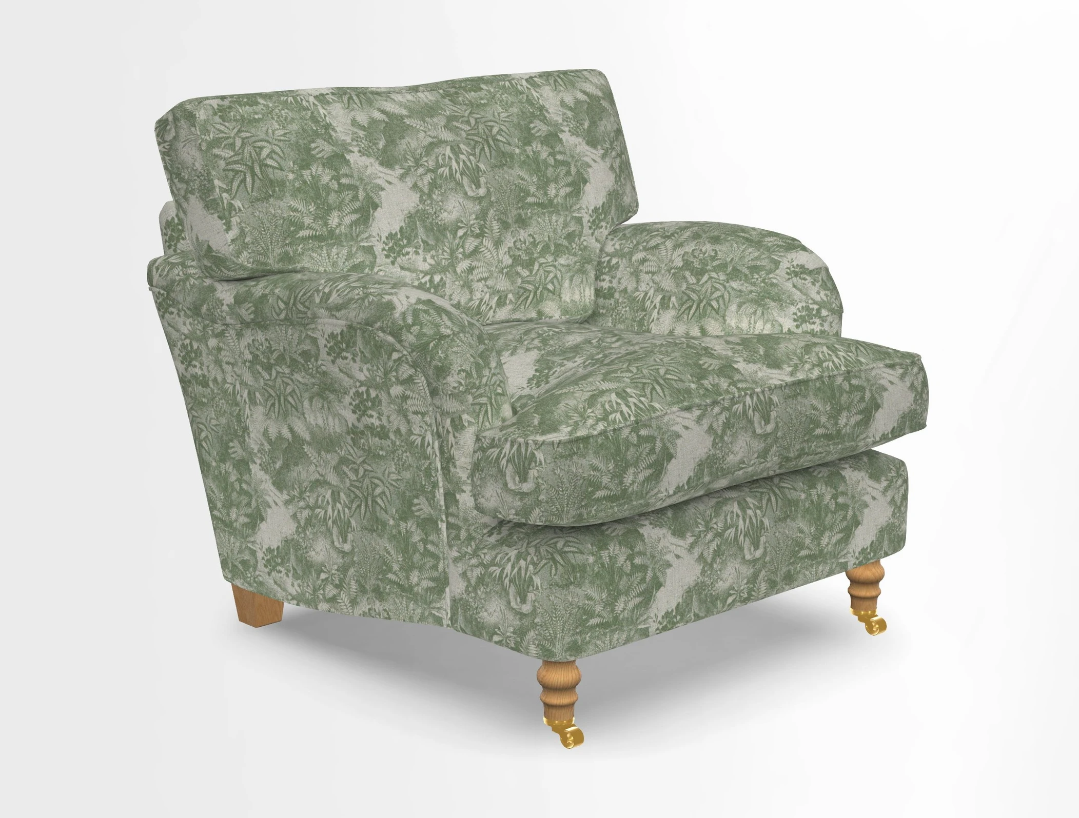 Alwinton chair in Linwood Tango Velvet Sapphire