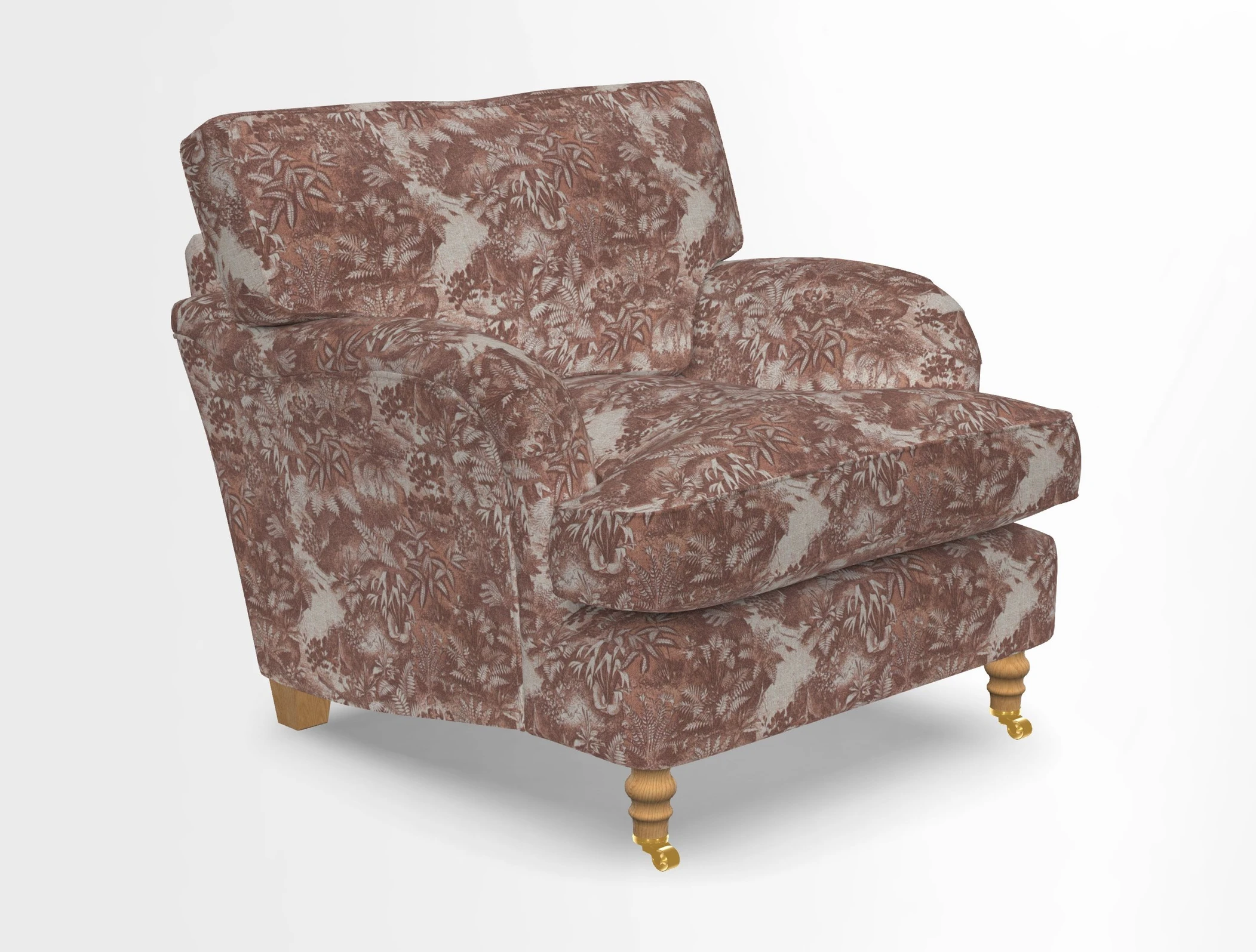 Alwinton chair in Linwood Tango Velvet Sapphire