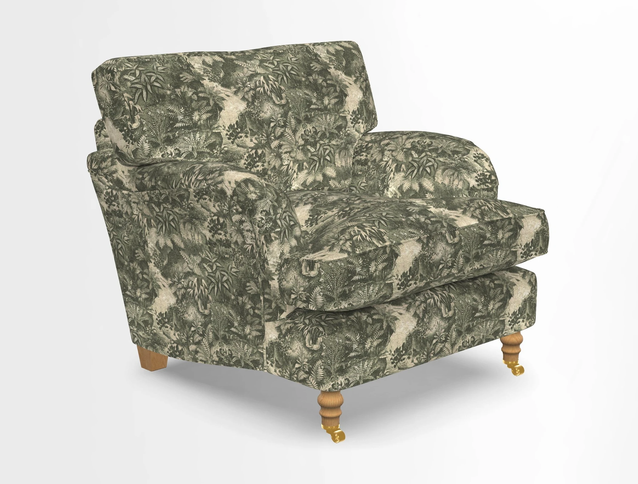 Alwinton chair in Linwood Tango Velvet Sapphire