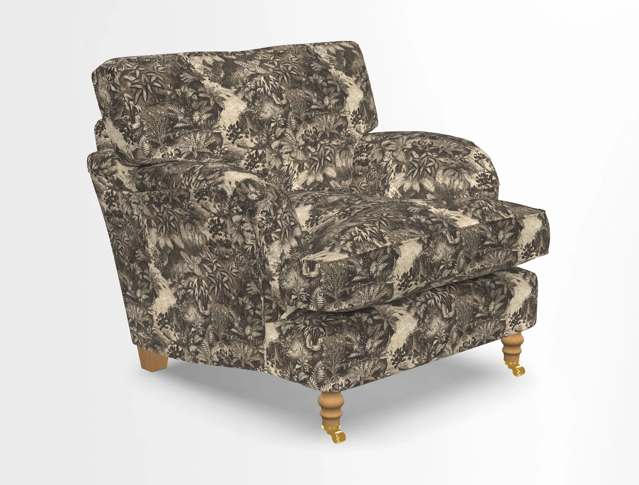 Alwinton chair in Linwood Tango Velvet Sapphire