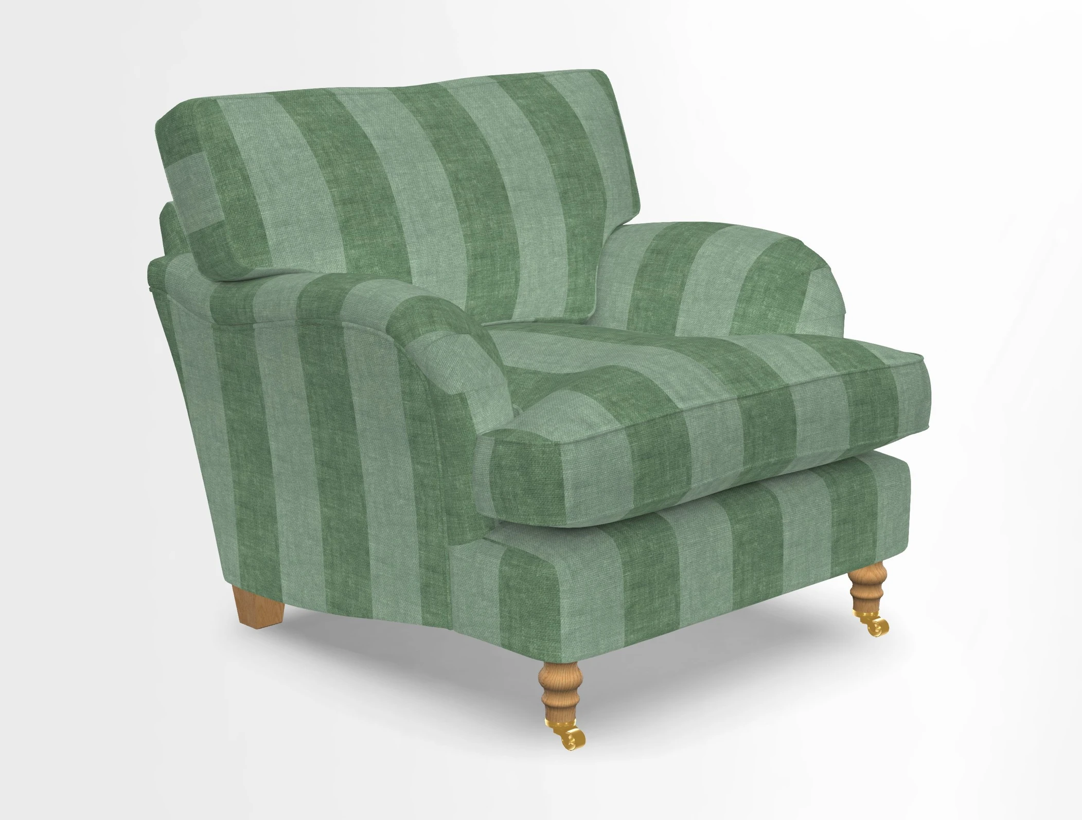 Alwinton chair in Linwood Tango Velvet Sapphire