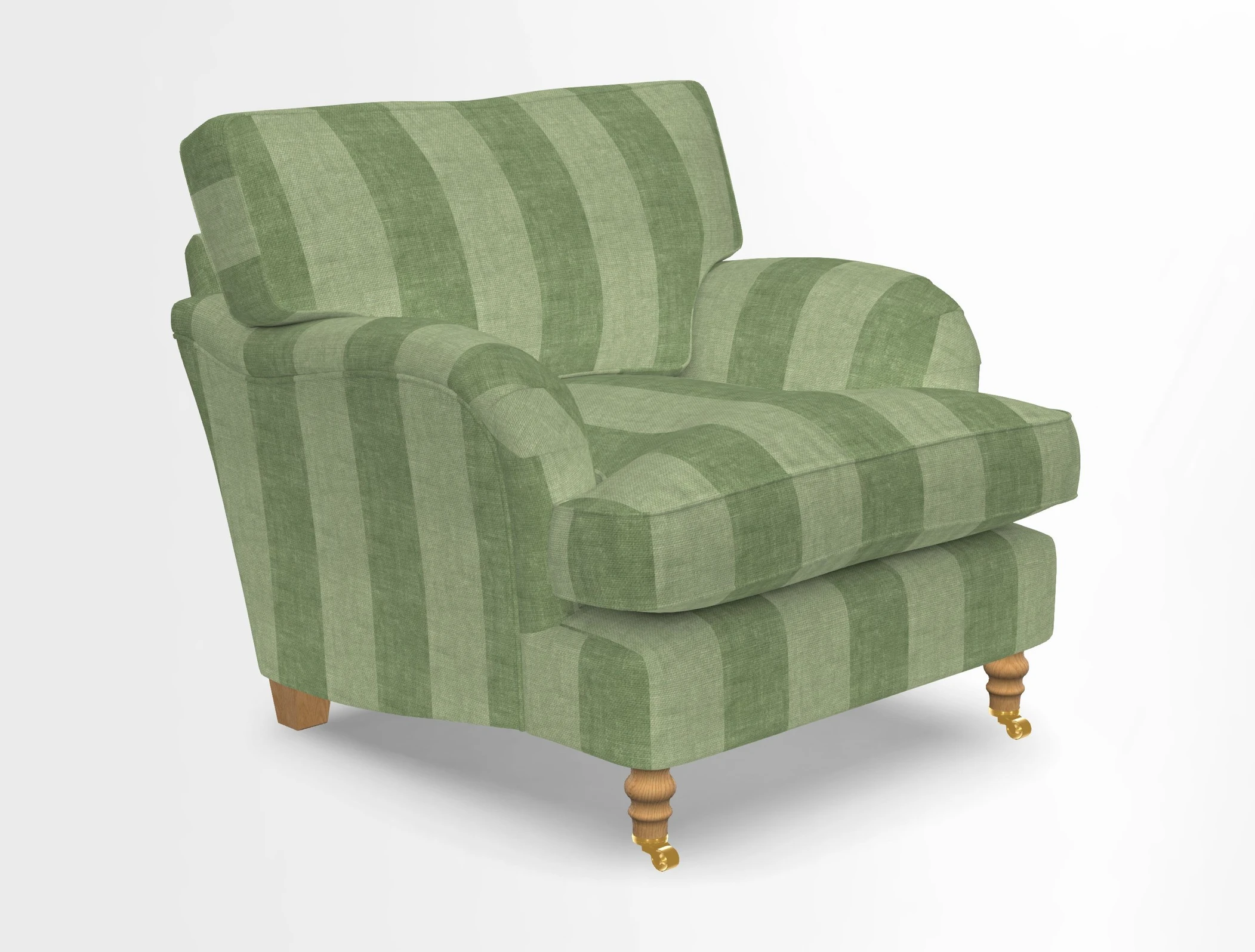 Alwinton chair in Linwood Tango Velvet Sapphire