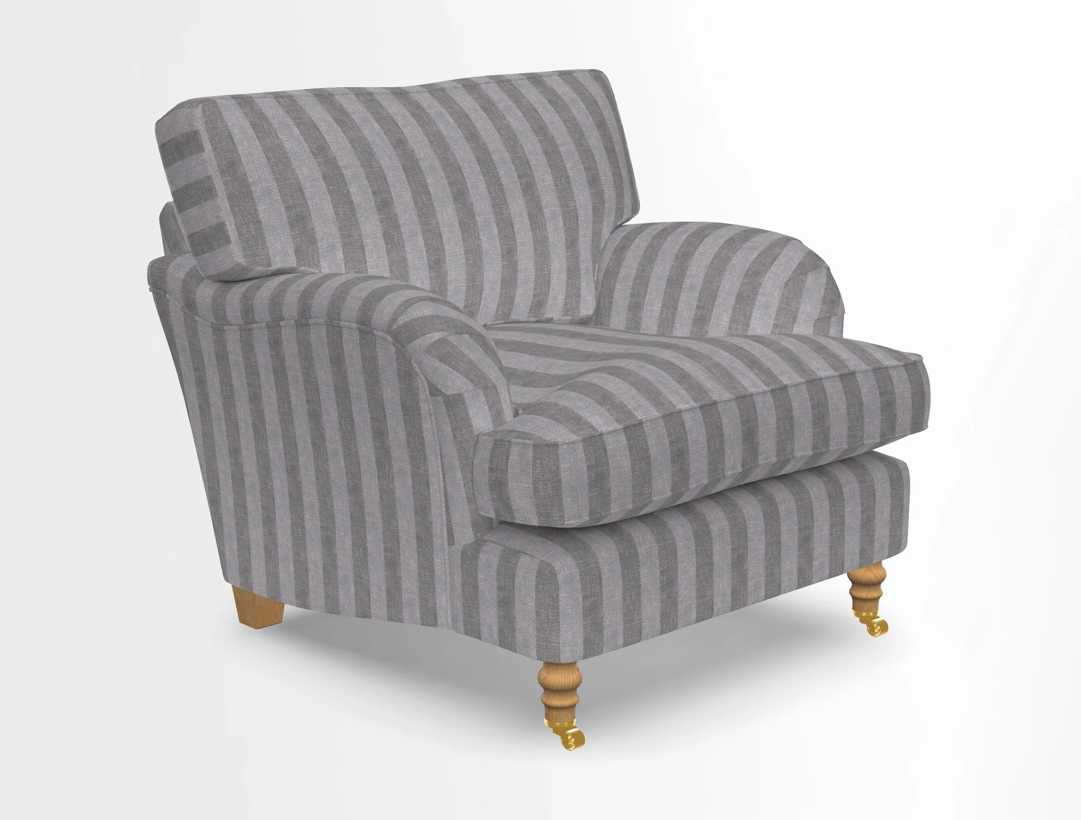 Alwinton chair in Linwood Tango Velvet Sapphire