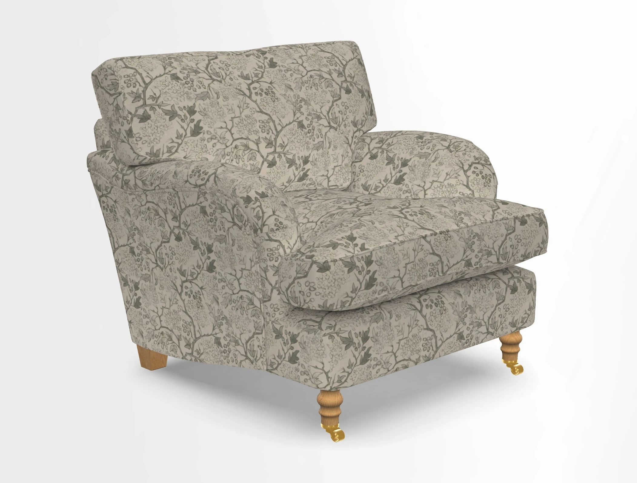 Alwinton chair in Linwood Tango Velvet Sapphire