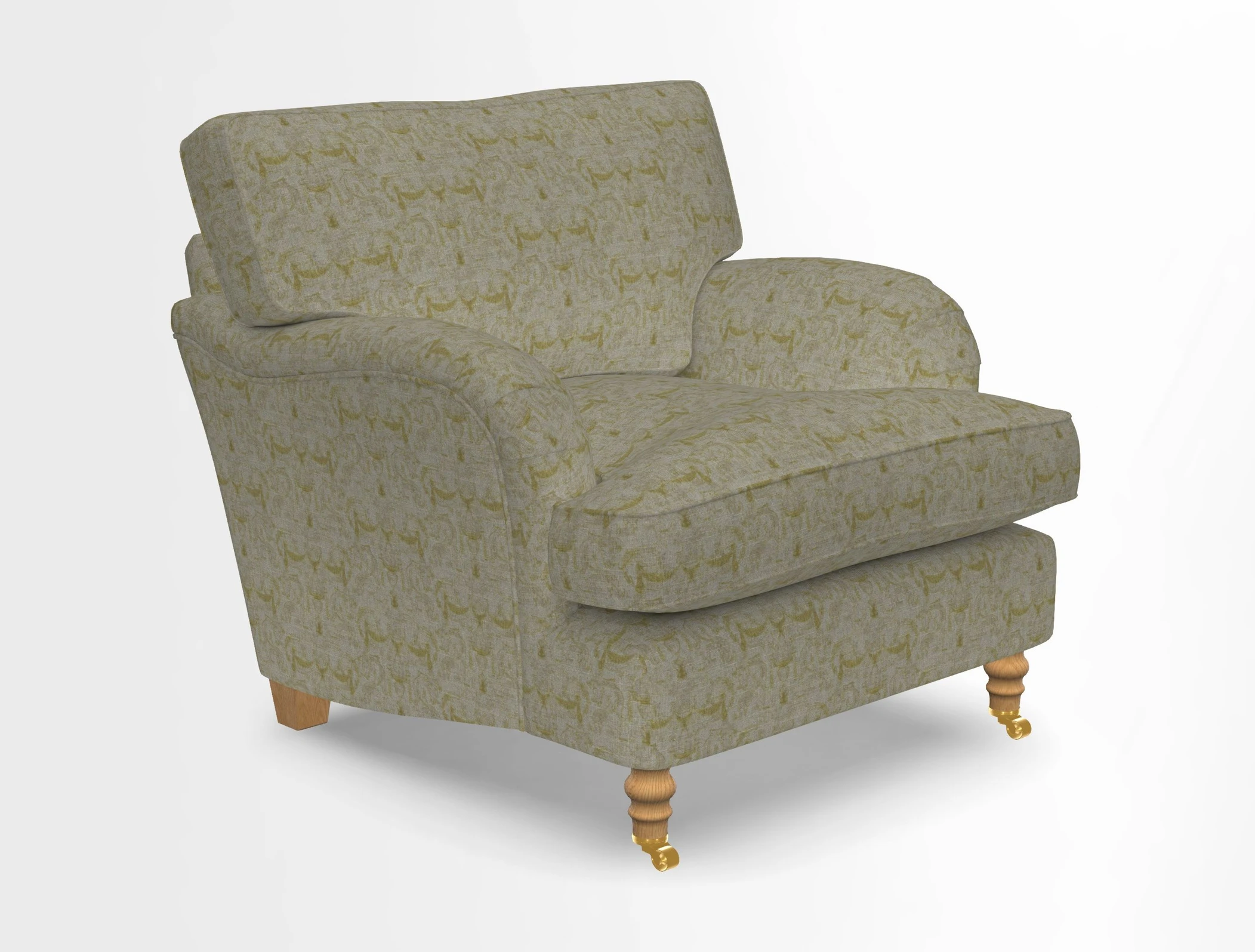 Alwinton chair in Linwood Tango Velvet Sapphire