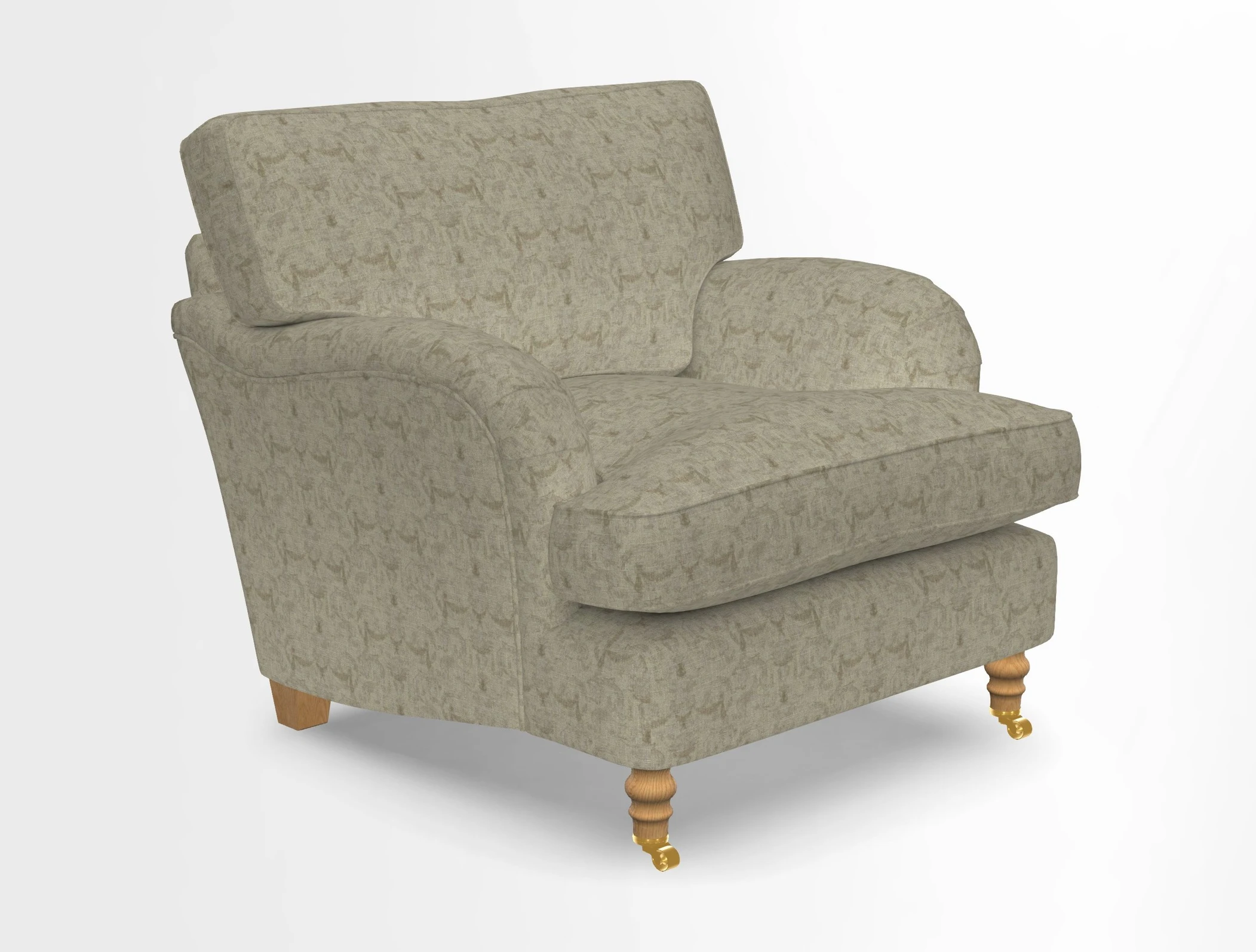 Alwinton chair in Linwood Tango Velvet Sapphire