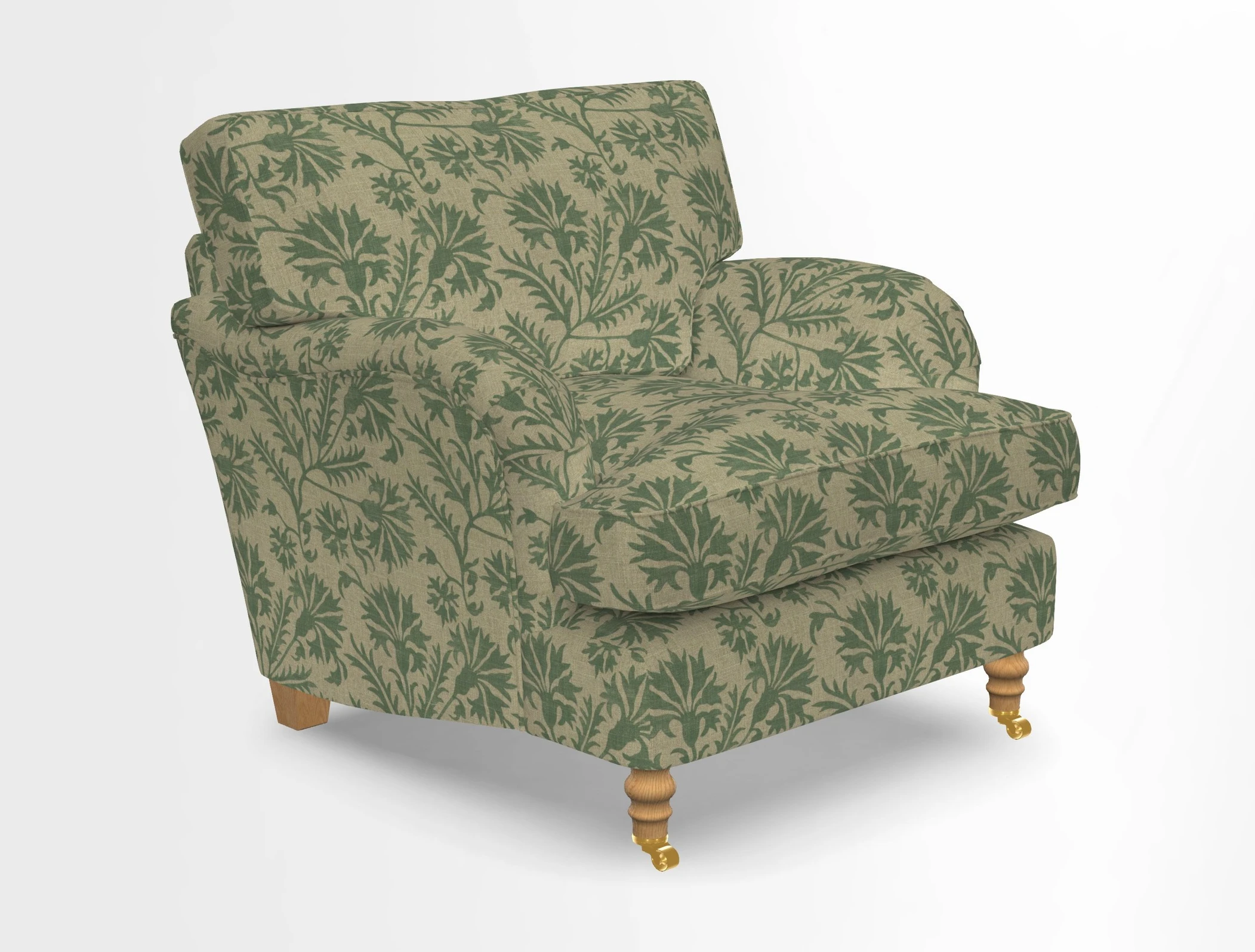 Alwinton chair in Linwood Tango Velvet Sapphire