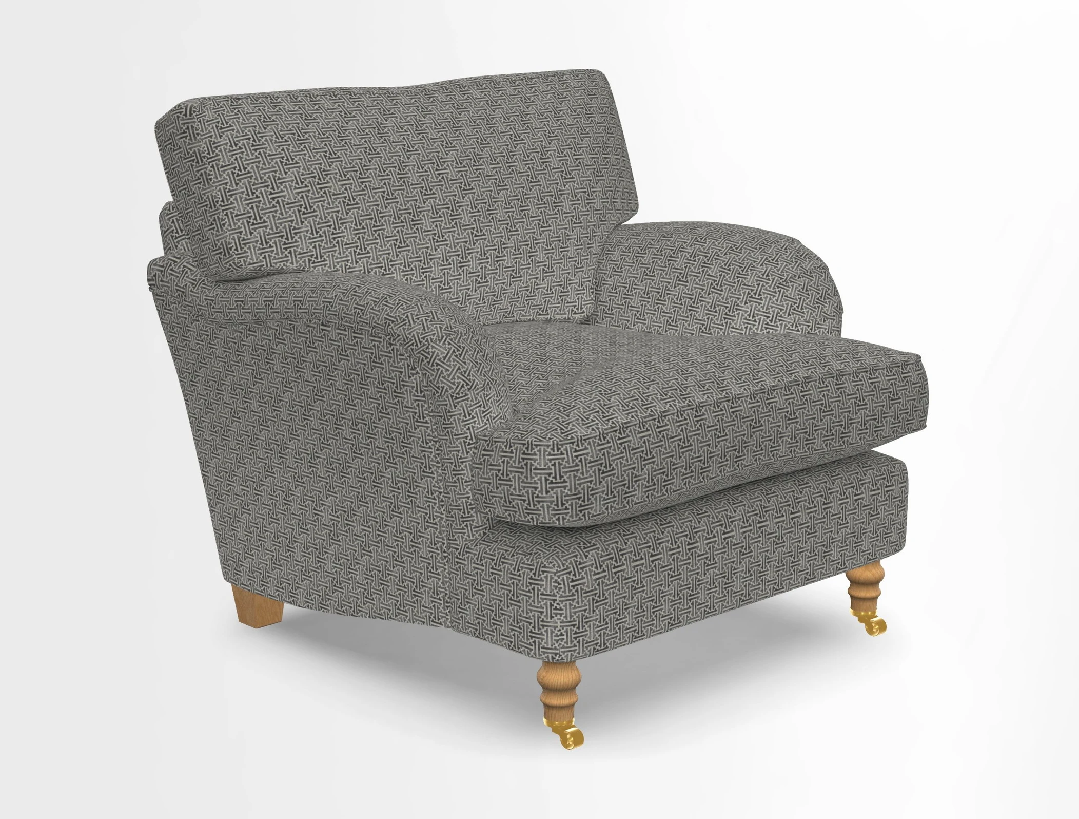 Alwinton chair in Linwood Tango Velvet Sapphire