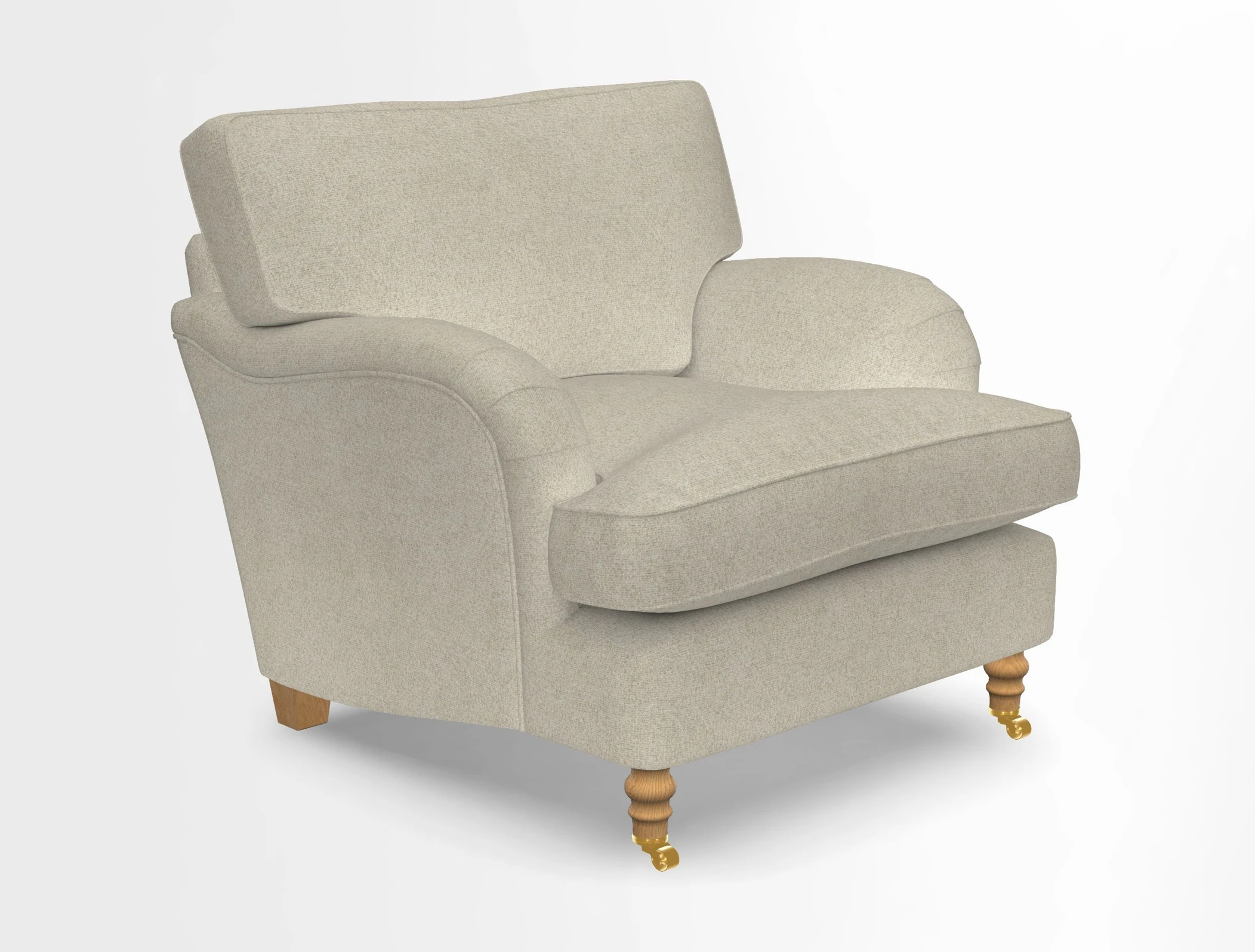 Alwinton chair in Linwood Tango Velvet Sapphire
