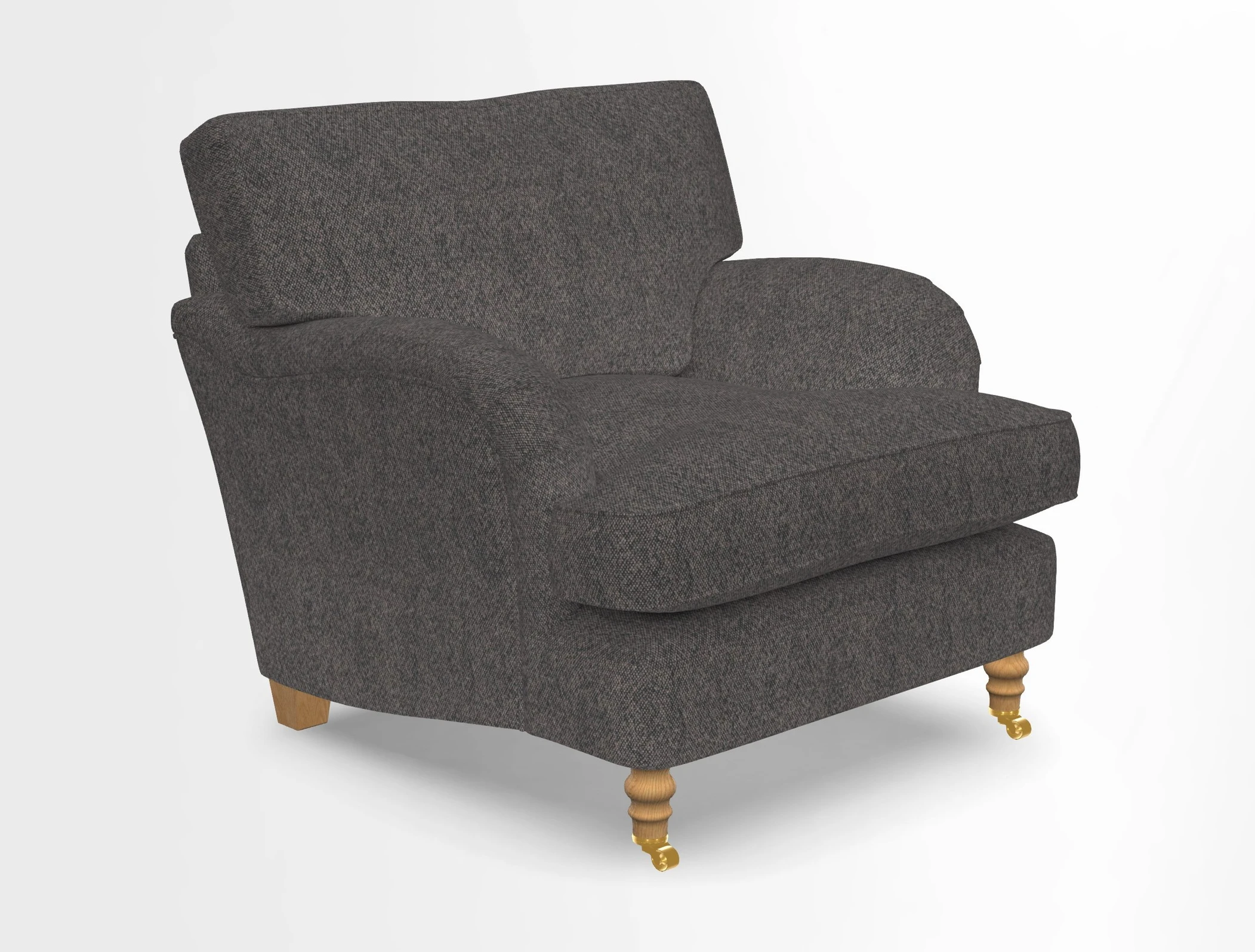 Alwinton chair in Linwood Tango Velvet Sapphire