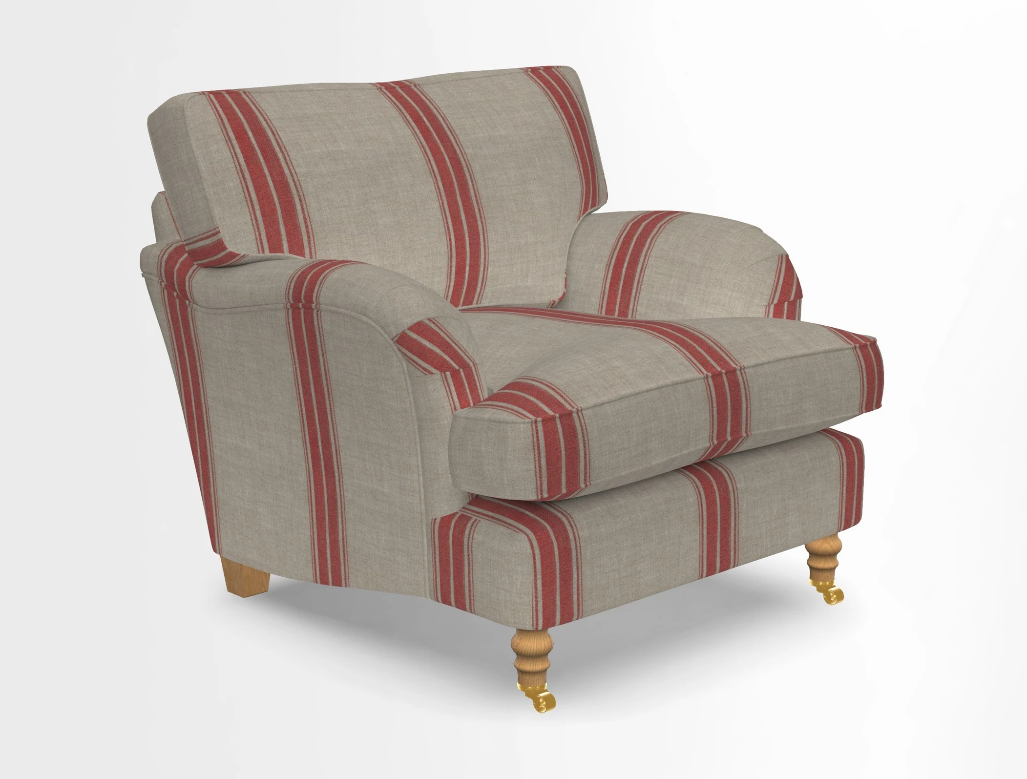 Alwinton chair in Linwood Tango Velvet Sapphire