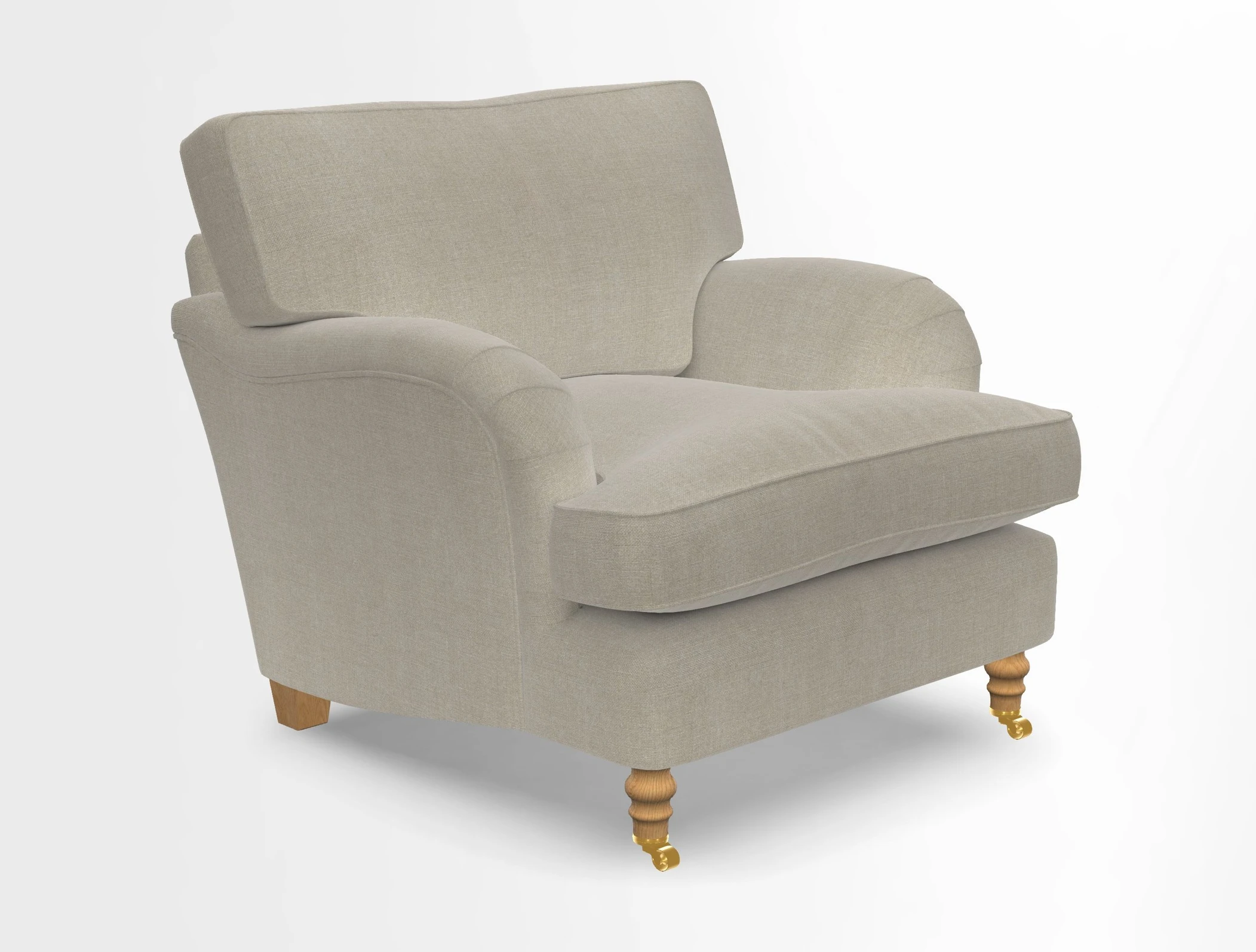 Alwinton chair in Linwood Tango Velvet Sapphire
