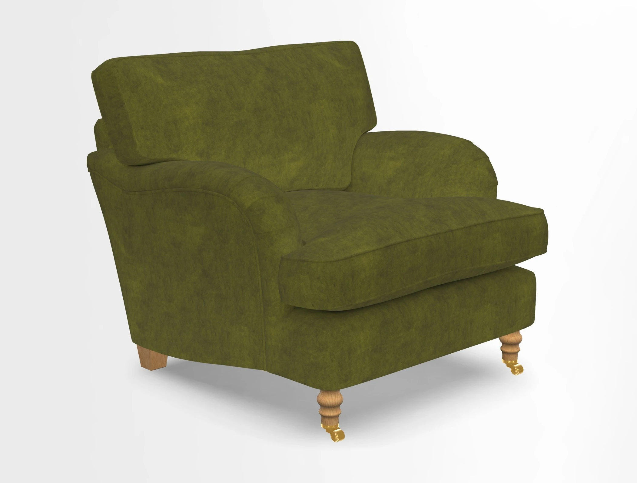 Alwinton chair in Linwood Tango Velvet Sapphire