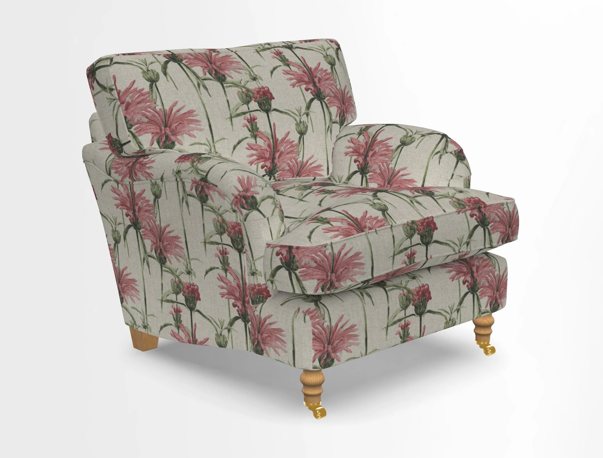 Alwinton chair in Linwood Tango Velvet Sapphire