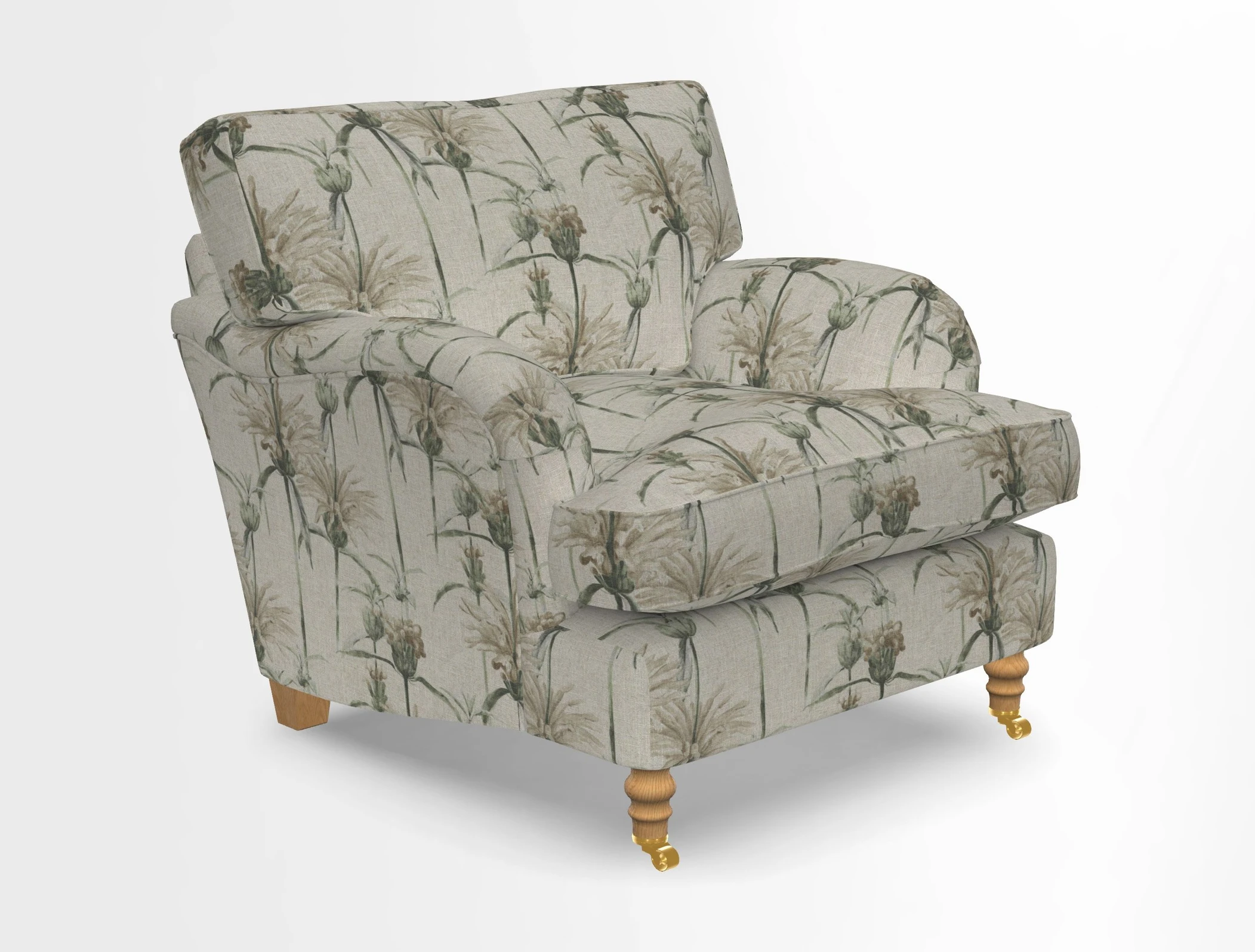Alwinton chair in Linwood Tango Velvet Sapphire