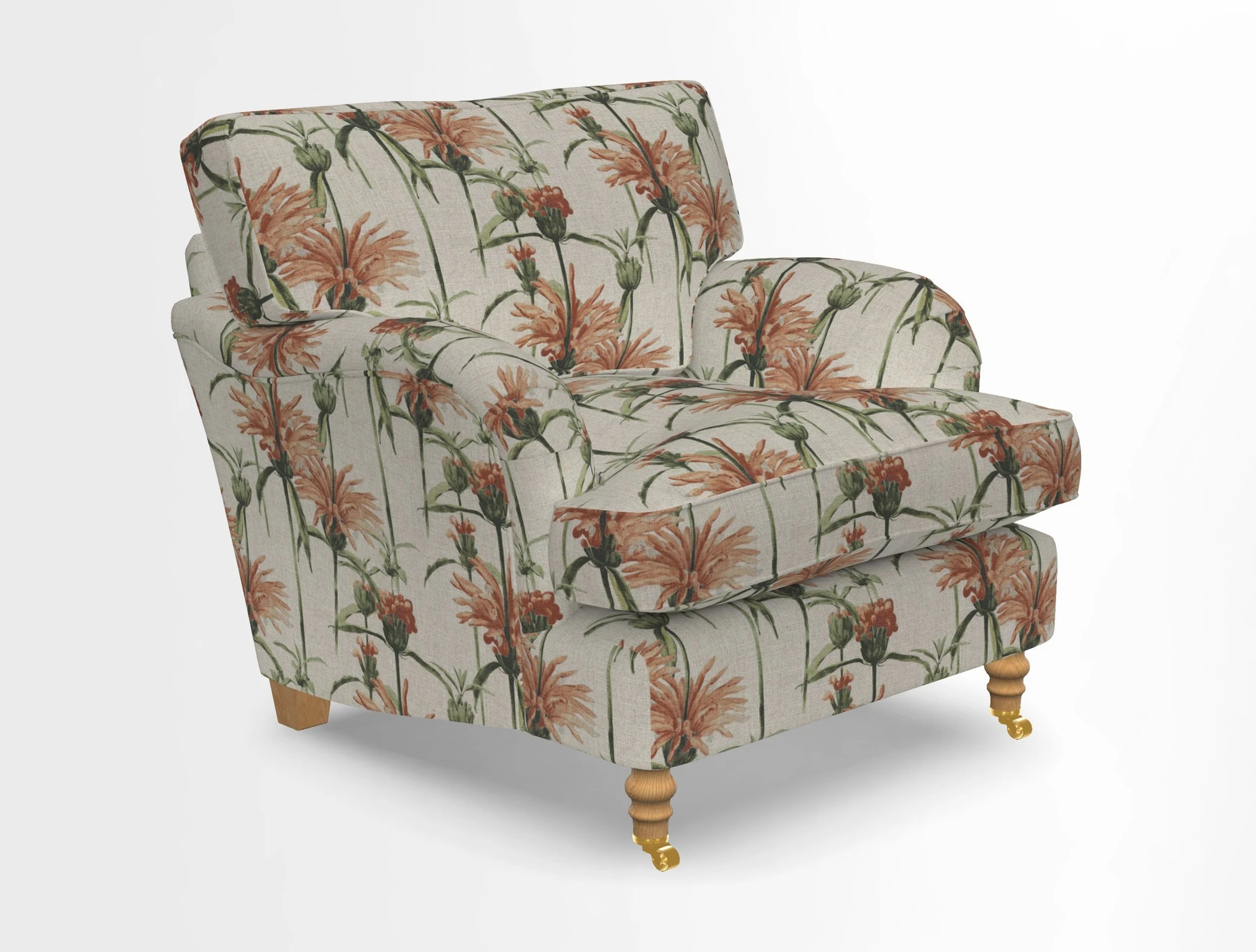 Alwinton chair in Linwood Tango Velvet Sapphire