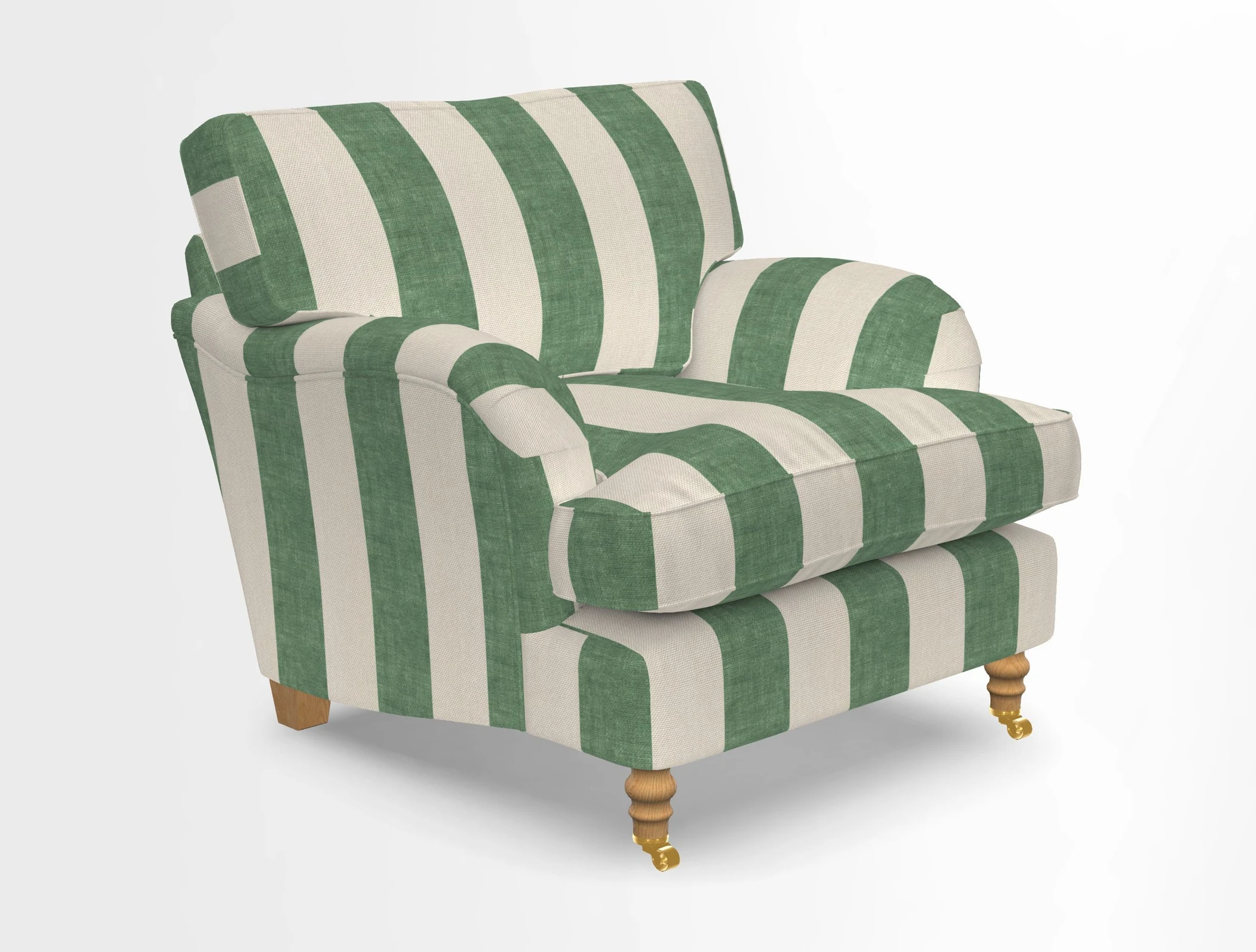 Alwinton chair in Linwood Tango Velvet Sapphire