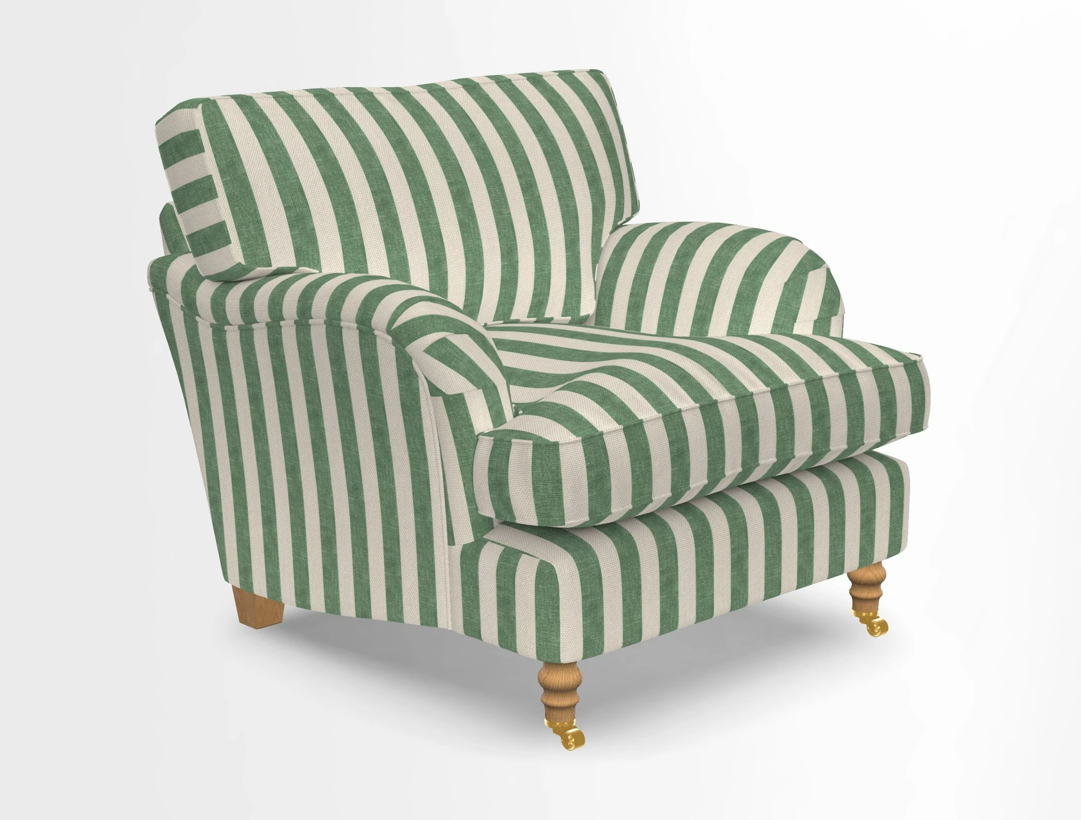 Alwinton chair in Linwood Tango Velvet Sapphire