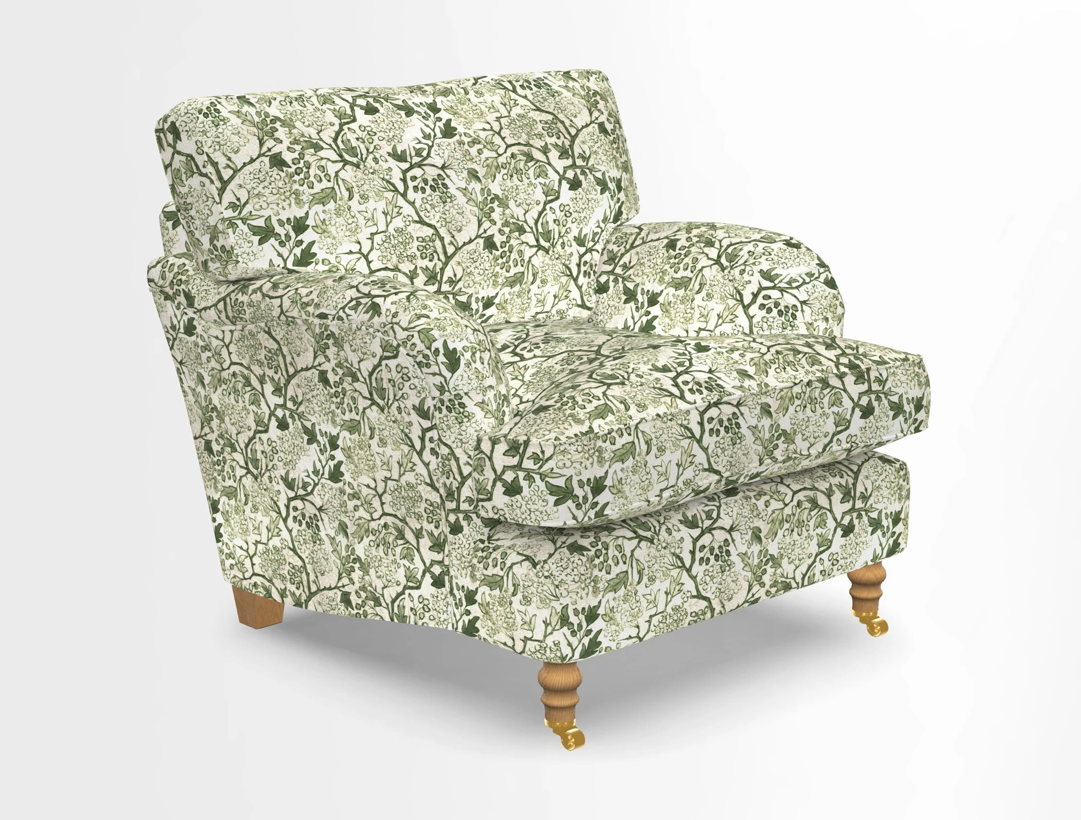 Alwinton chair in Linwood Tango Velvet Sapphire