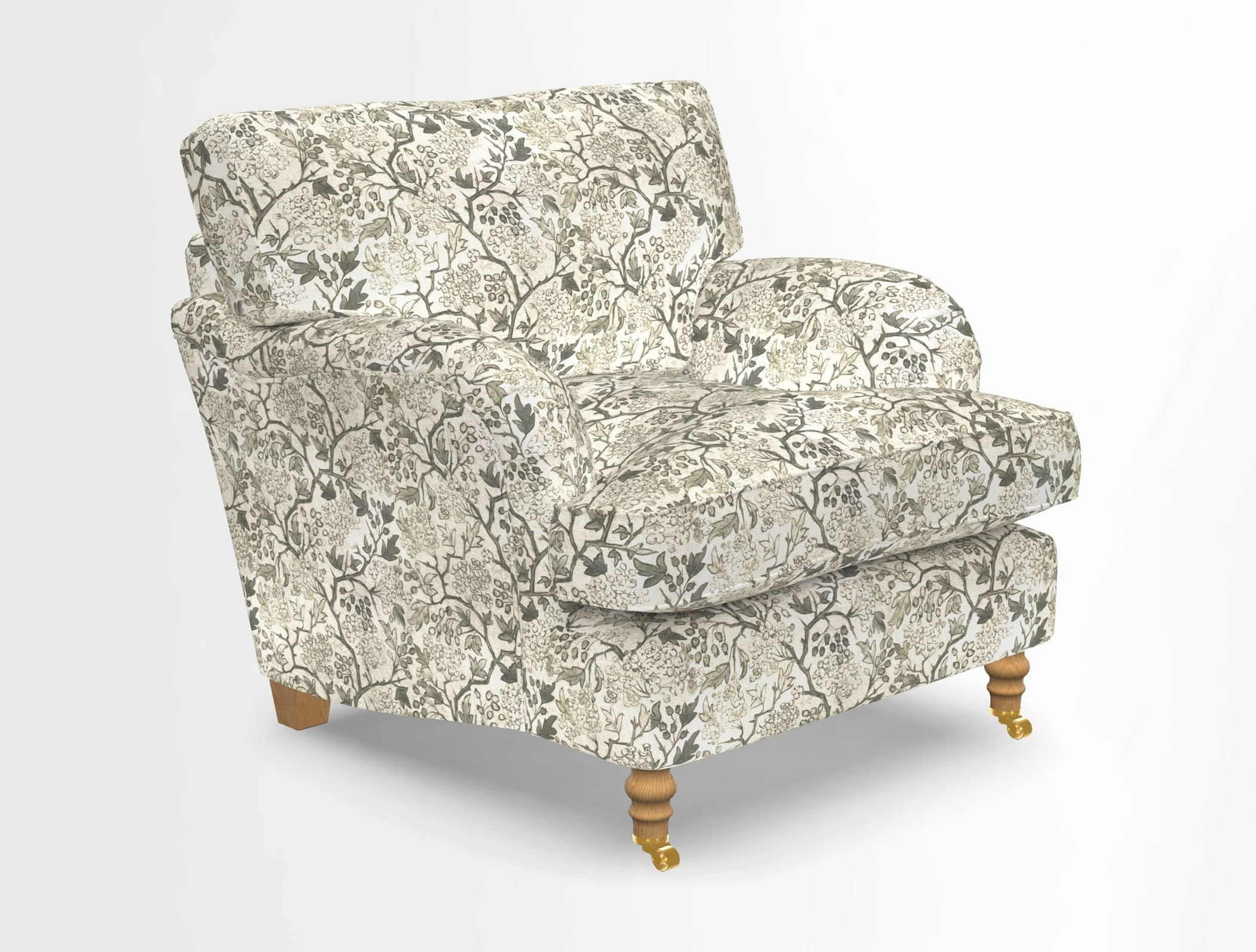Alwinton chair in Linwood Tango Velvet Sapphire