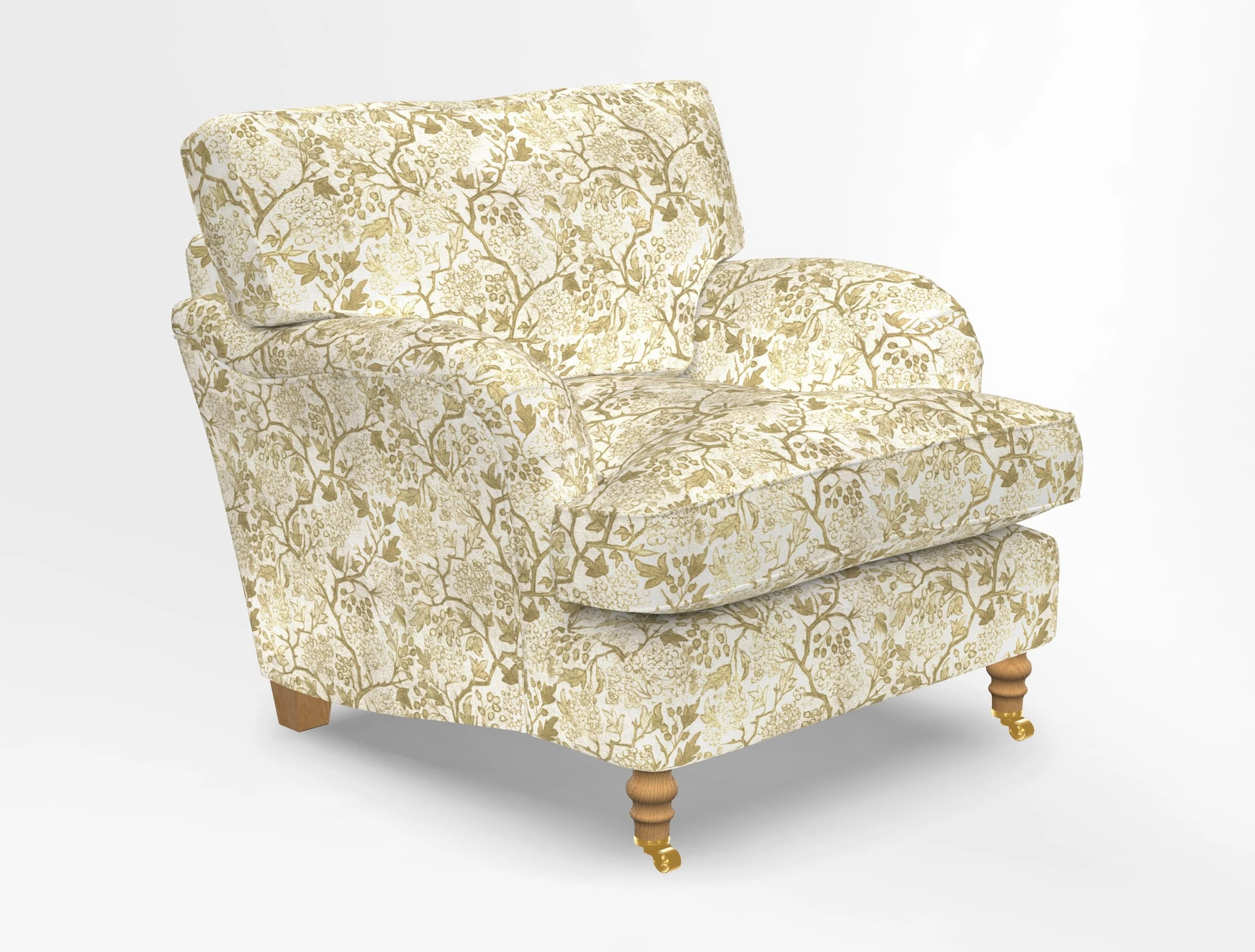 Alwinton chair in Linwood Tango Velvet Sapphire