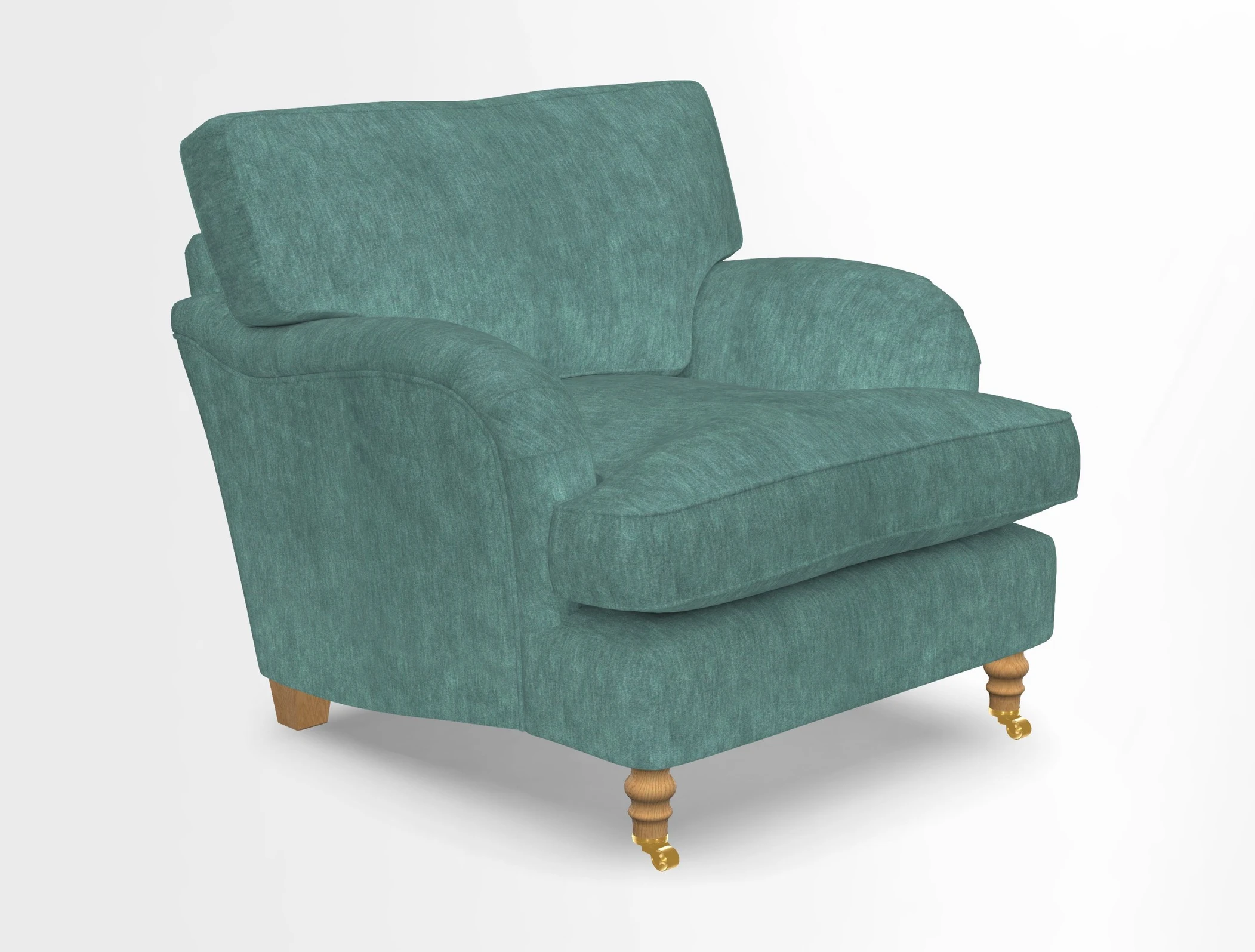 Alwinton chair in Linwood Tango Velvet Sapphire