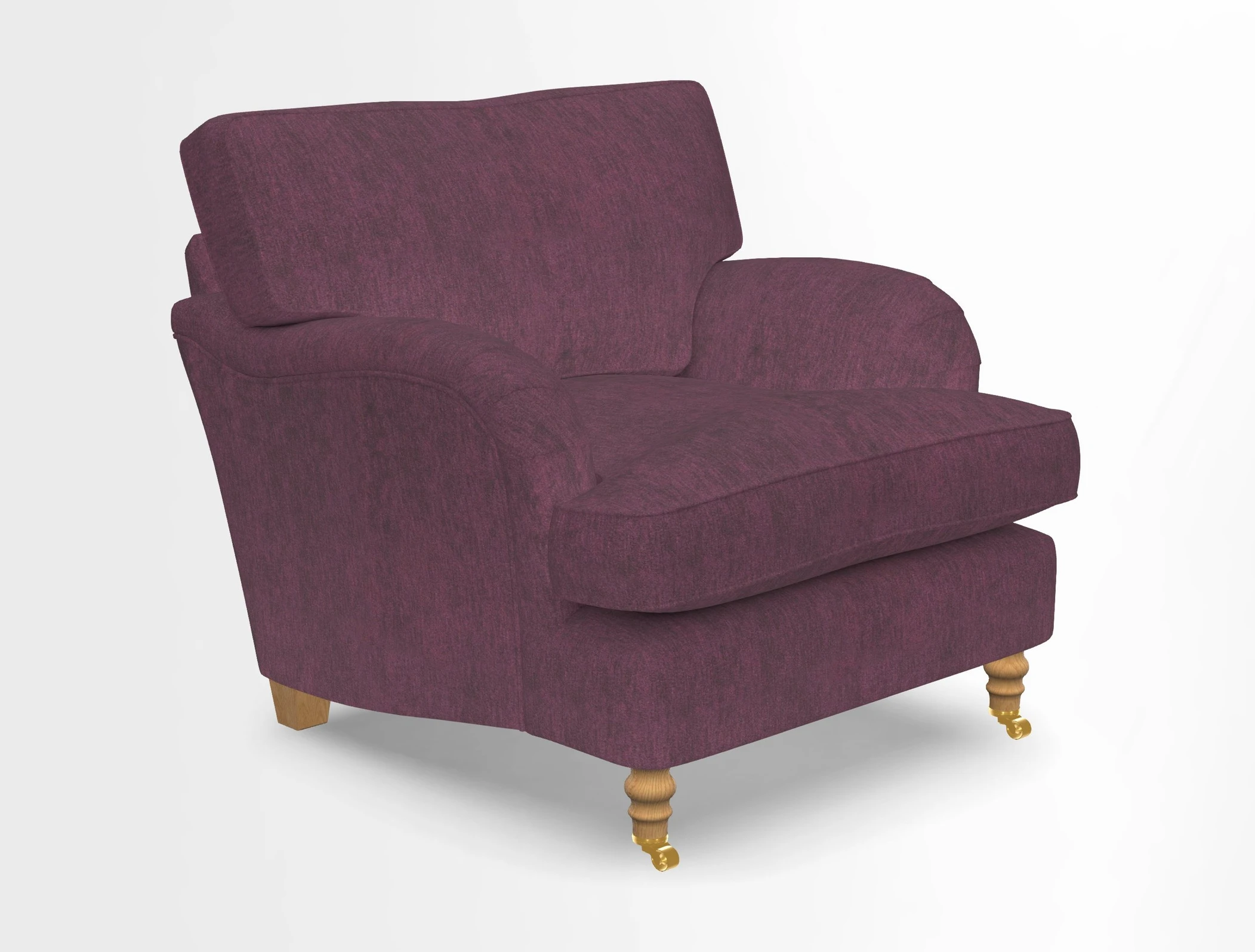 Alwinton chair in Linwood Tango Velvet Sapphire