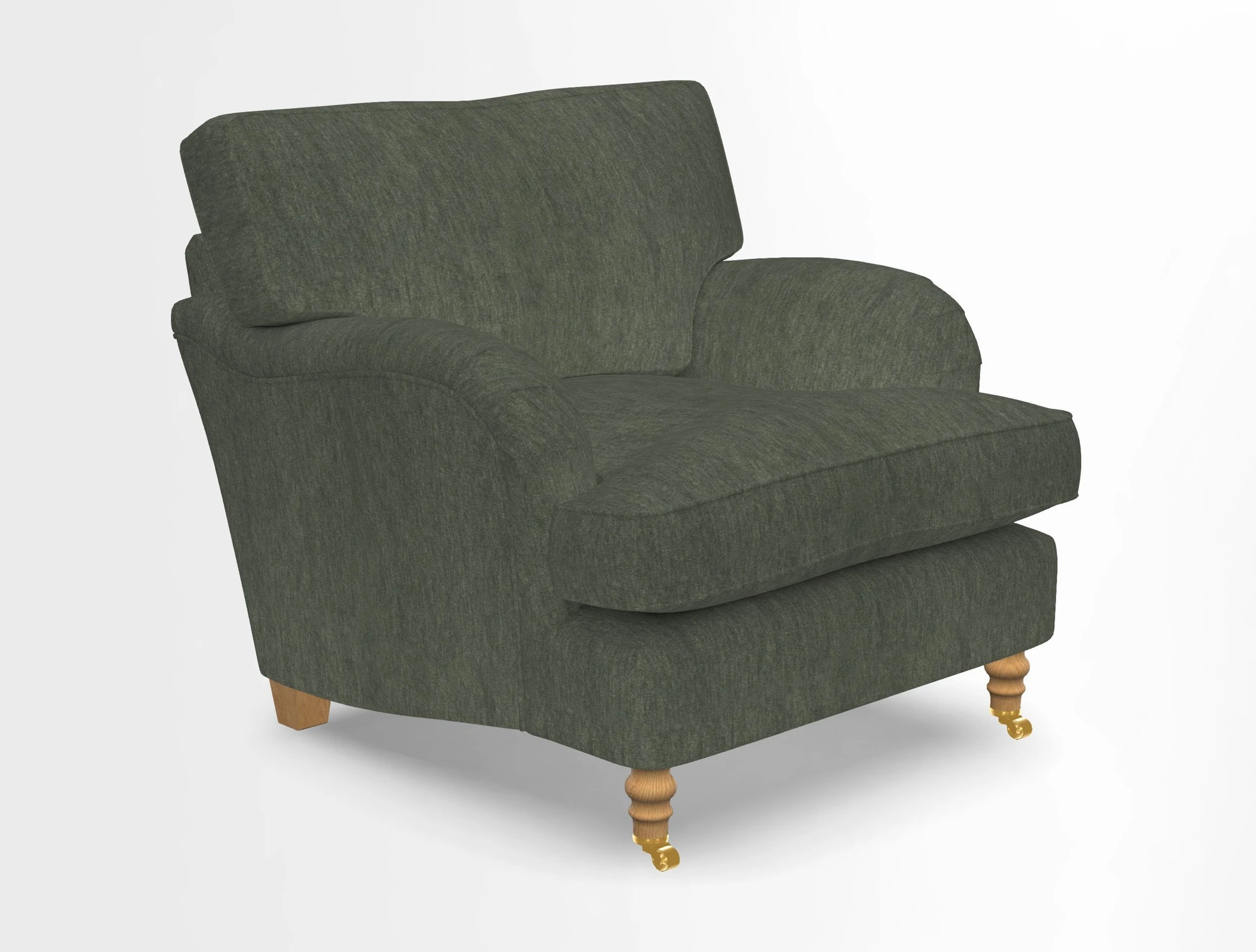 Alwinton chair in Linwood Tango Velvet Sapphire
