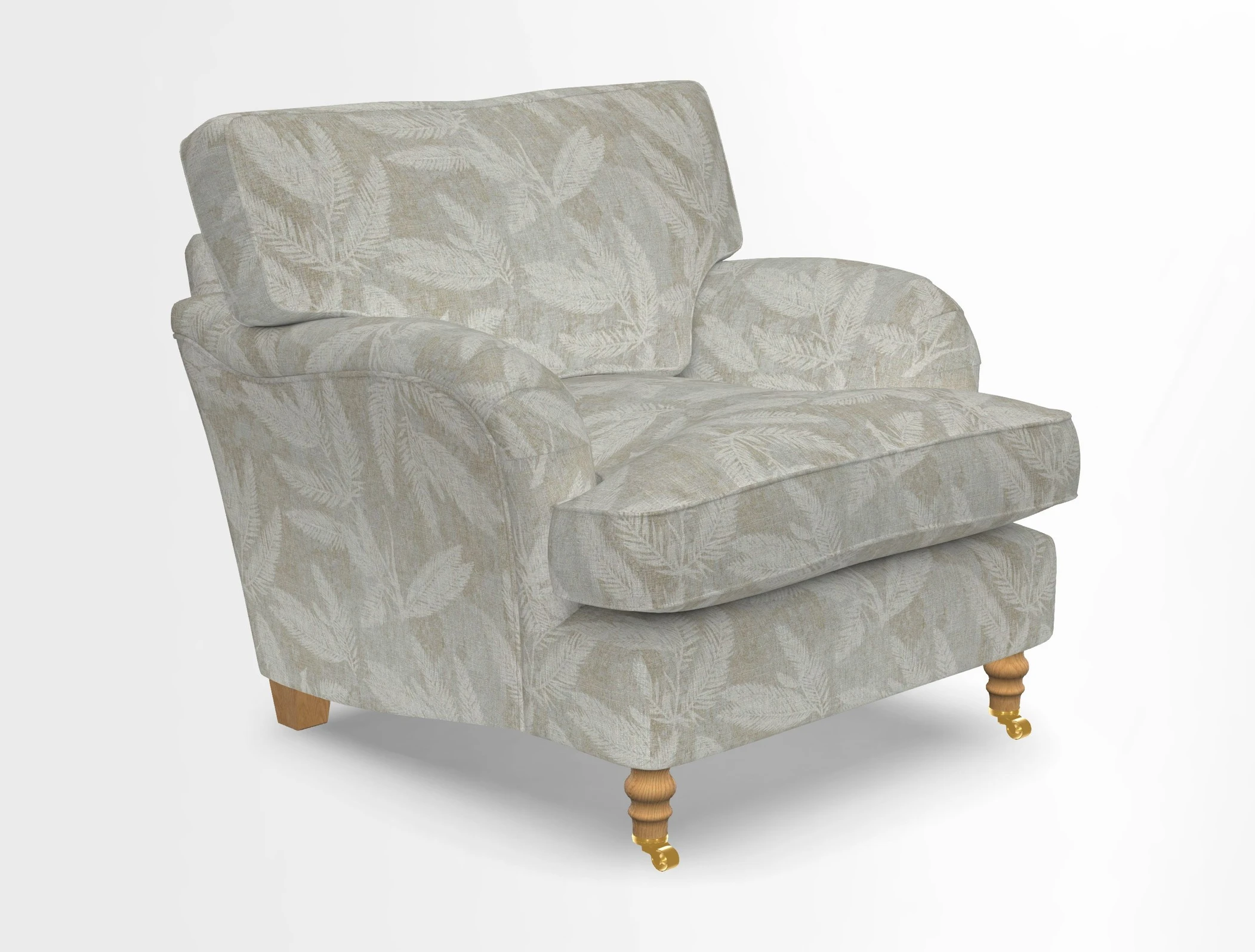 Alwinton chair in Linwood Tango Velvet Sapphire