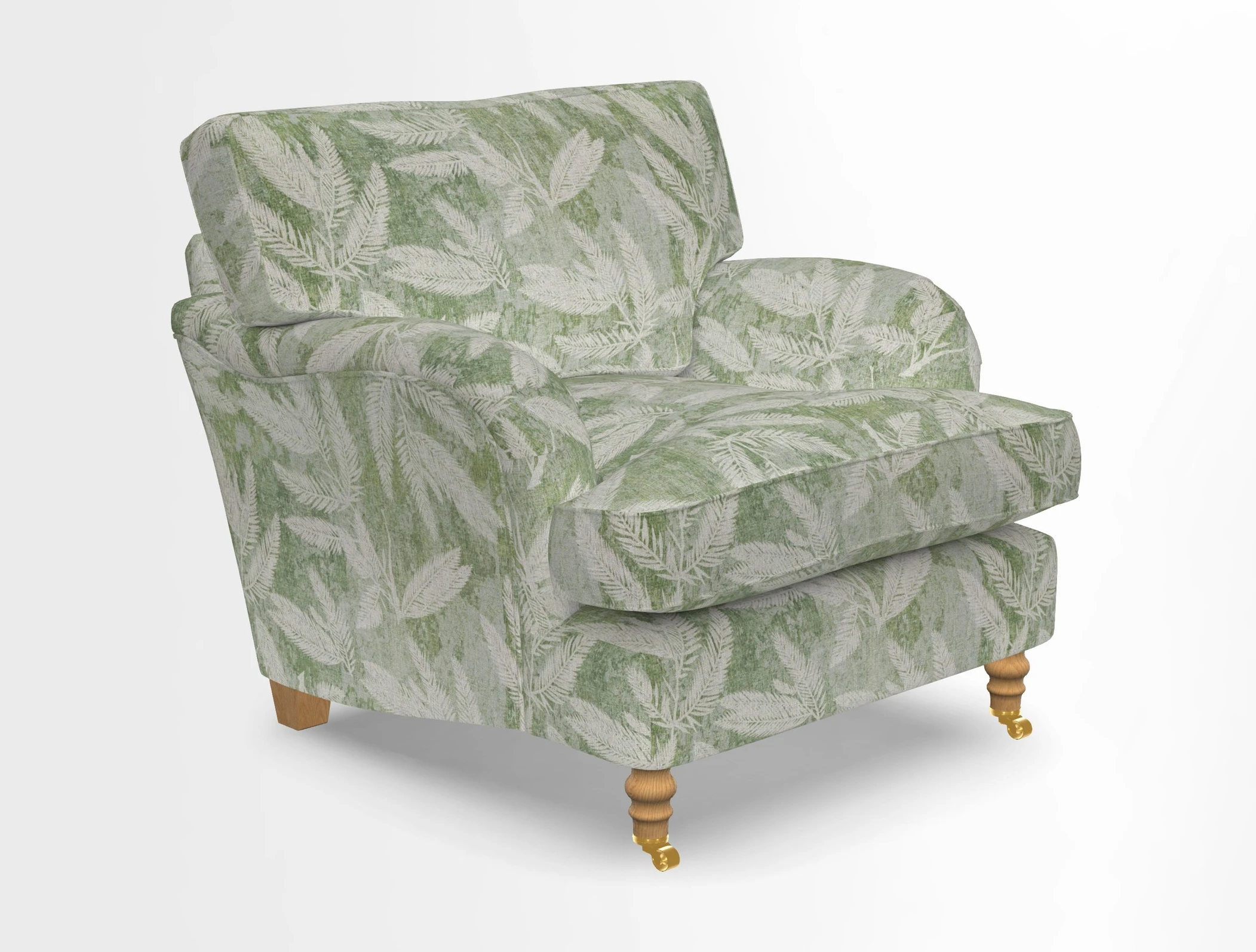 Alwinton chair in Linwood Tango Velvet Sapphire