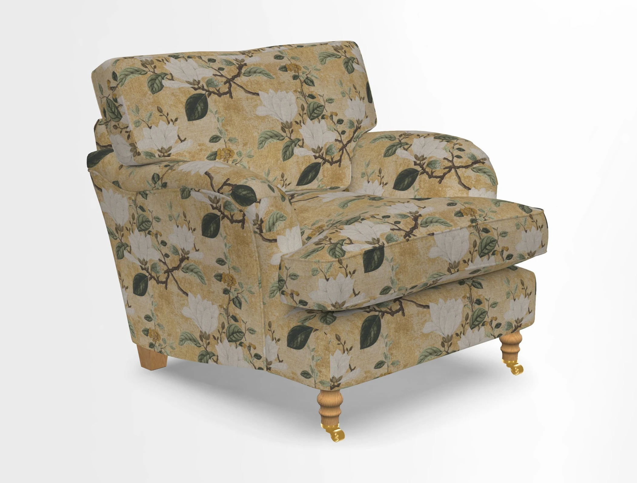 Alwinton chair in Linwood Tango Velvet Sapphire