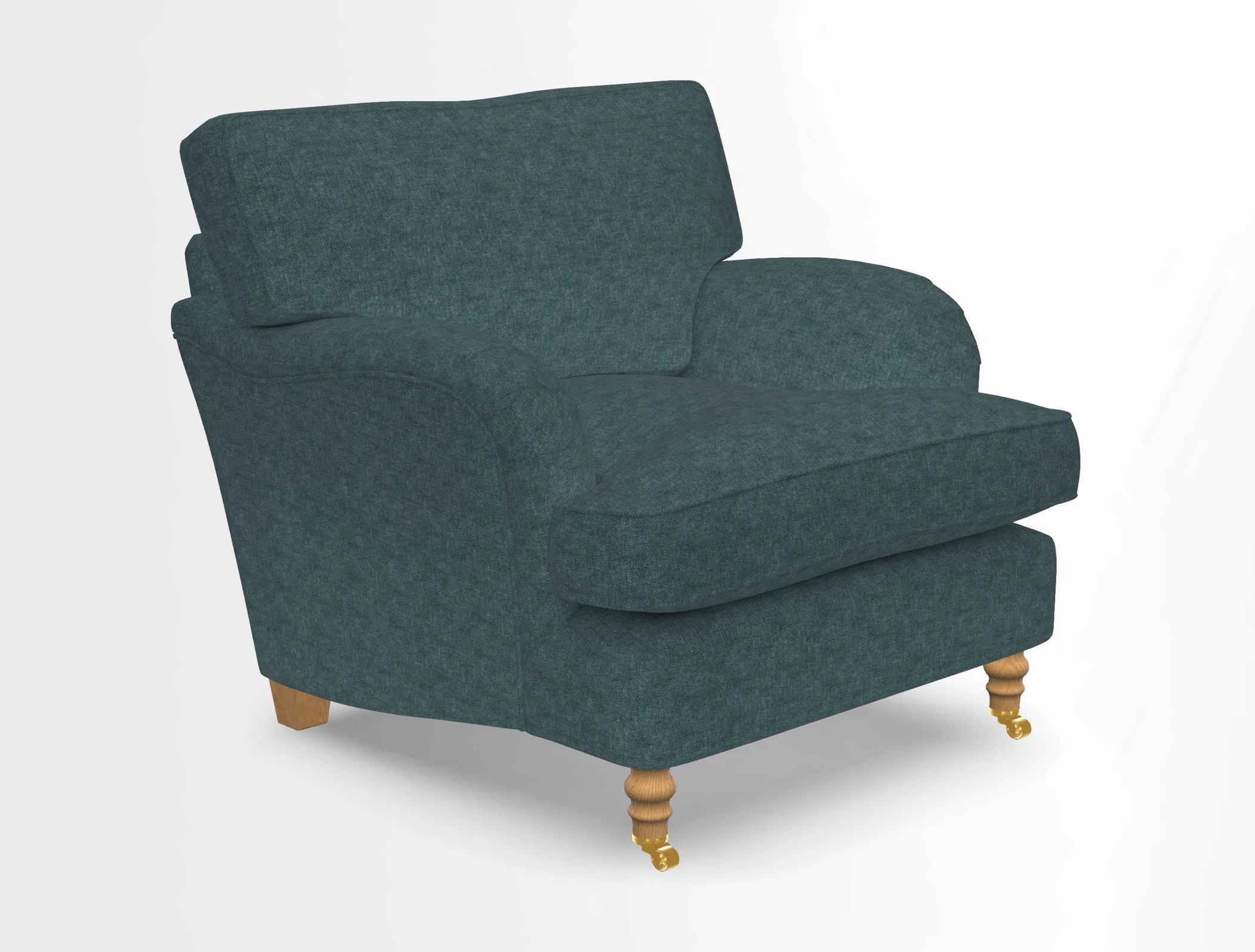 Alwinton chair in Linwood Tango Velvet Sapphire