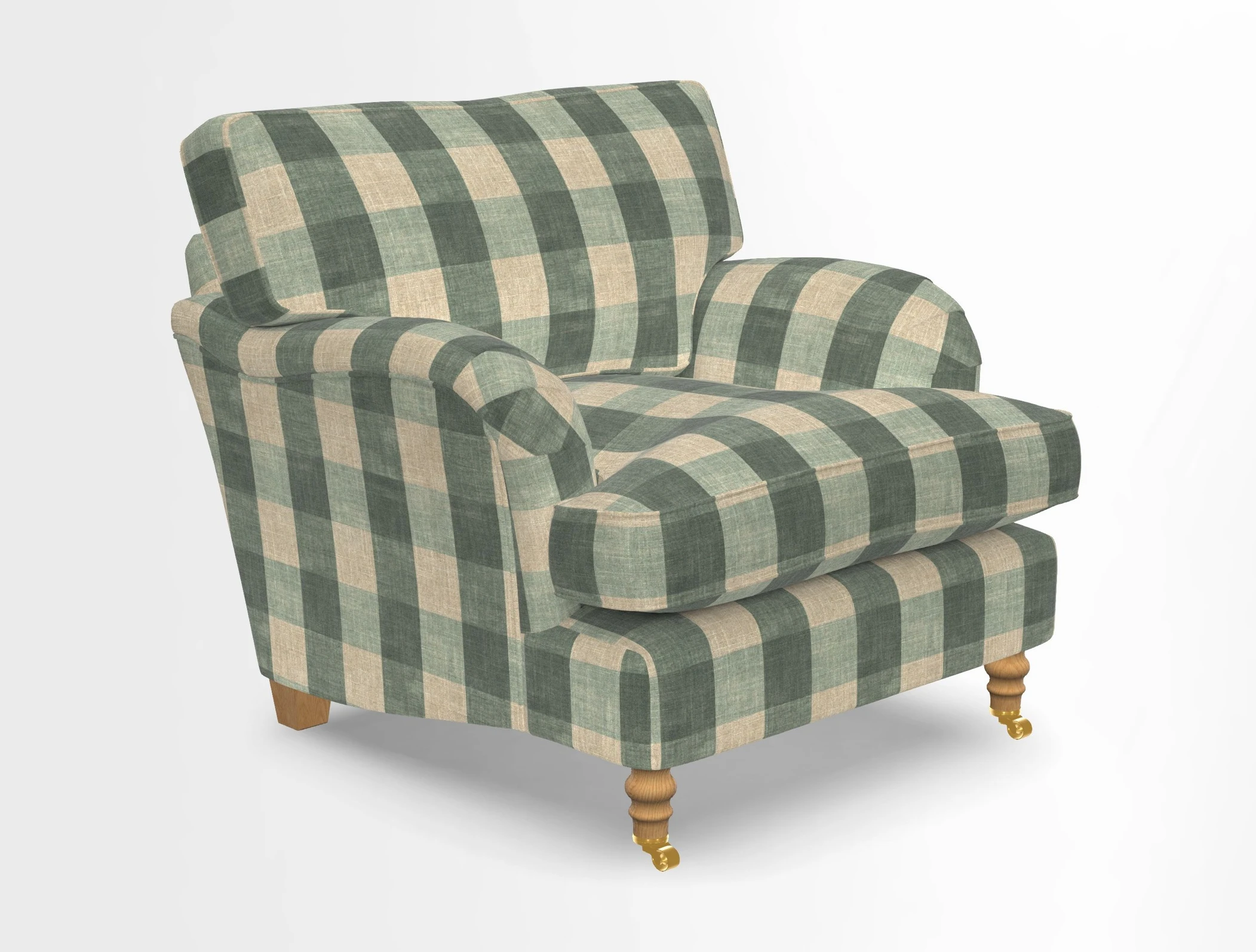 Alwinton chair in Linwood Tango Velvet Sapphire