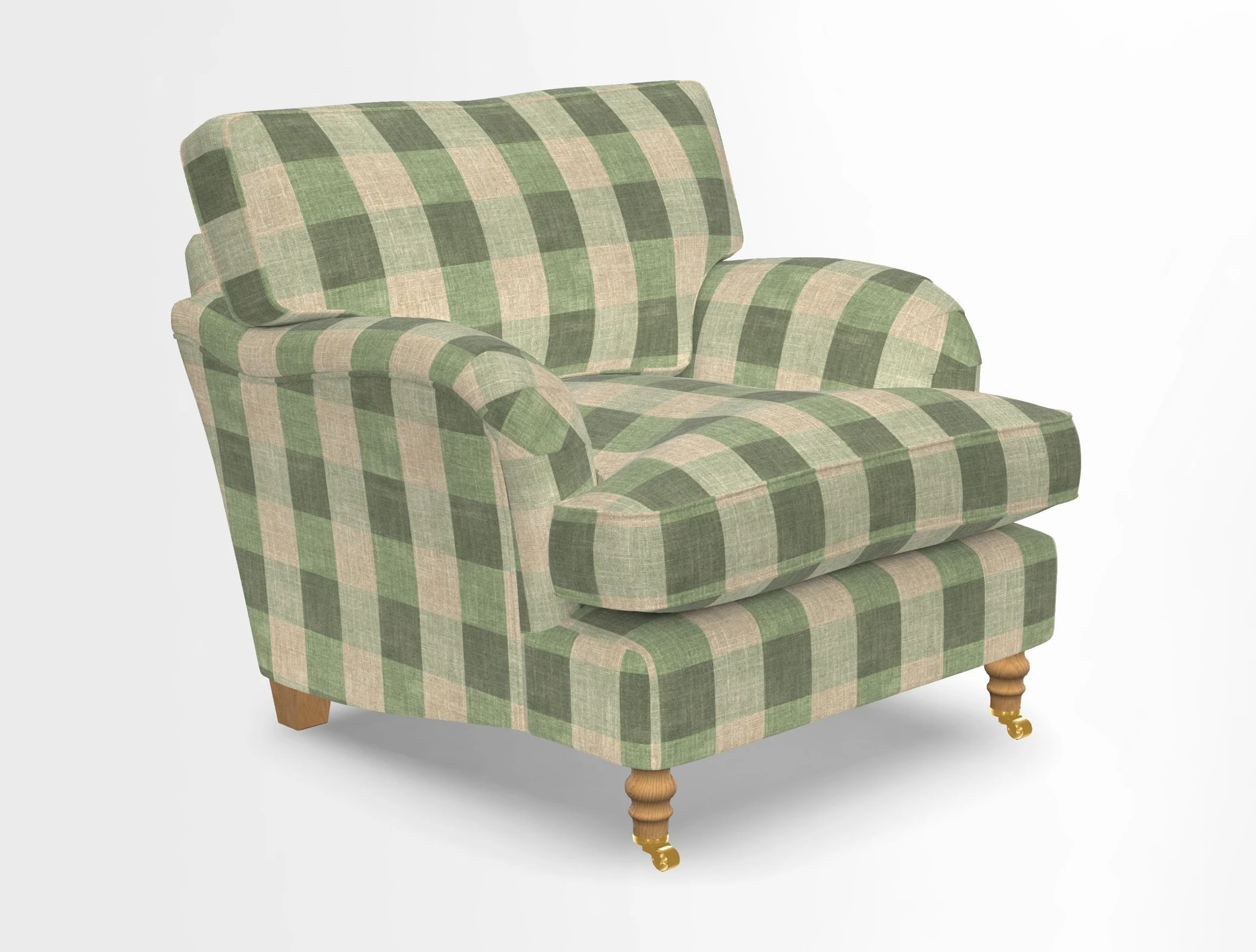 Alwinton chair in Linwood Tango Velvet Sapphire