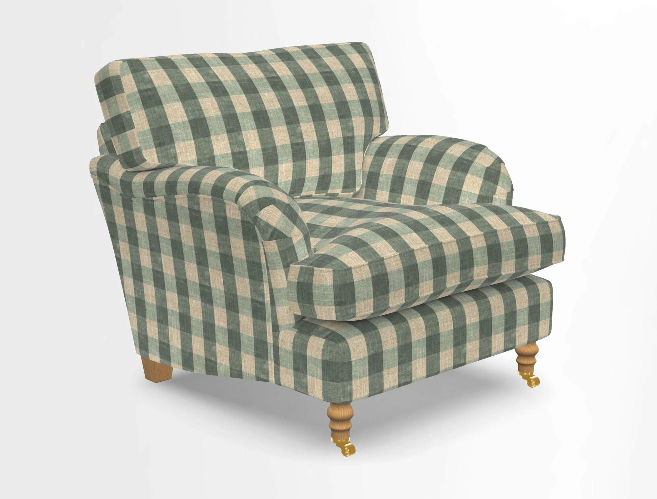 Alwinton chair in Linwood Tango Velvet Sapphire