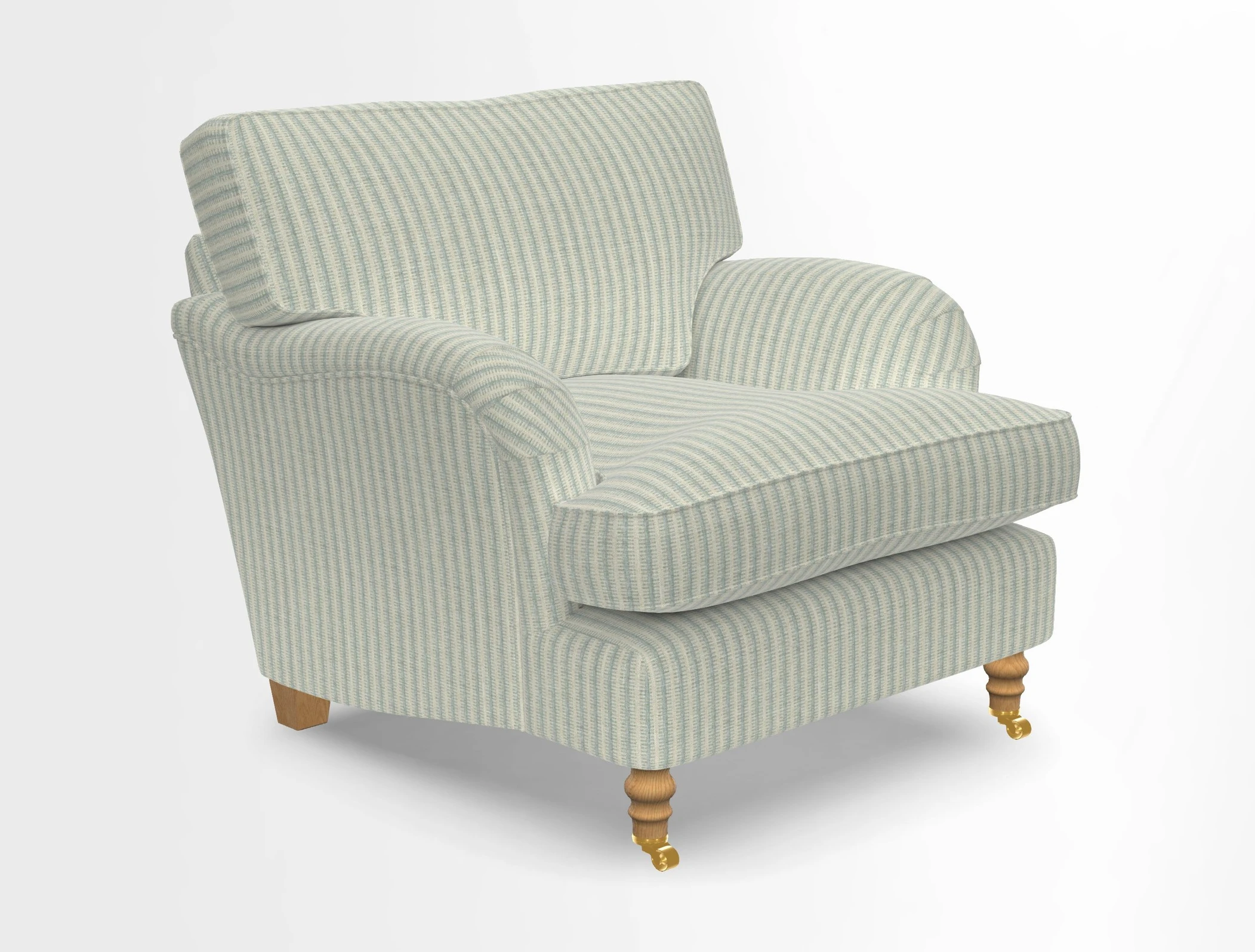 Alwinton chair in Linwood Tango Velvet Sapphire