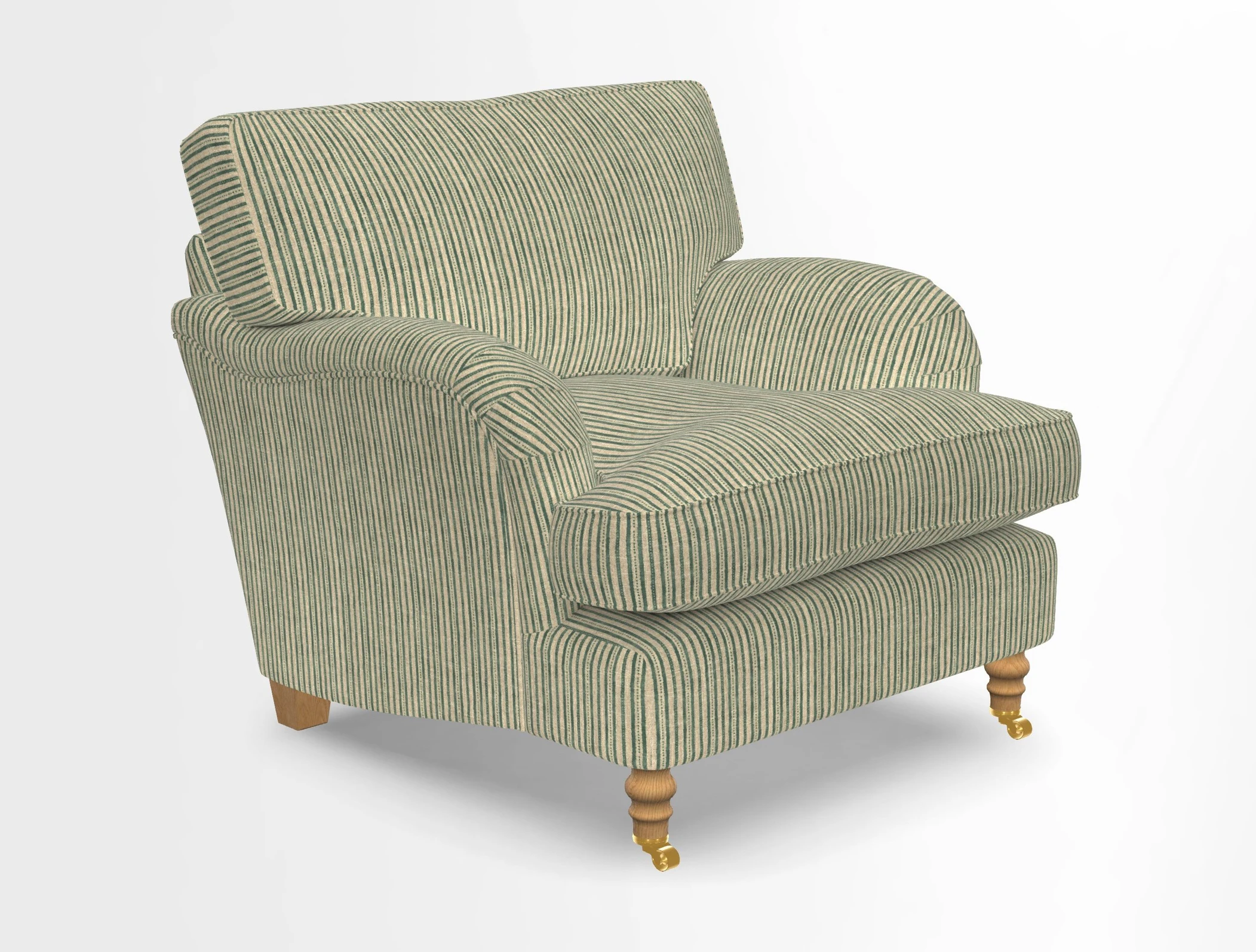 Alwinton chair in Linwood Tango Velvet Sapphire