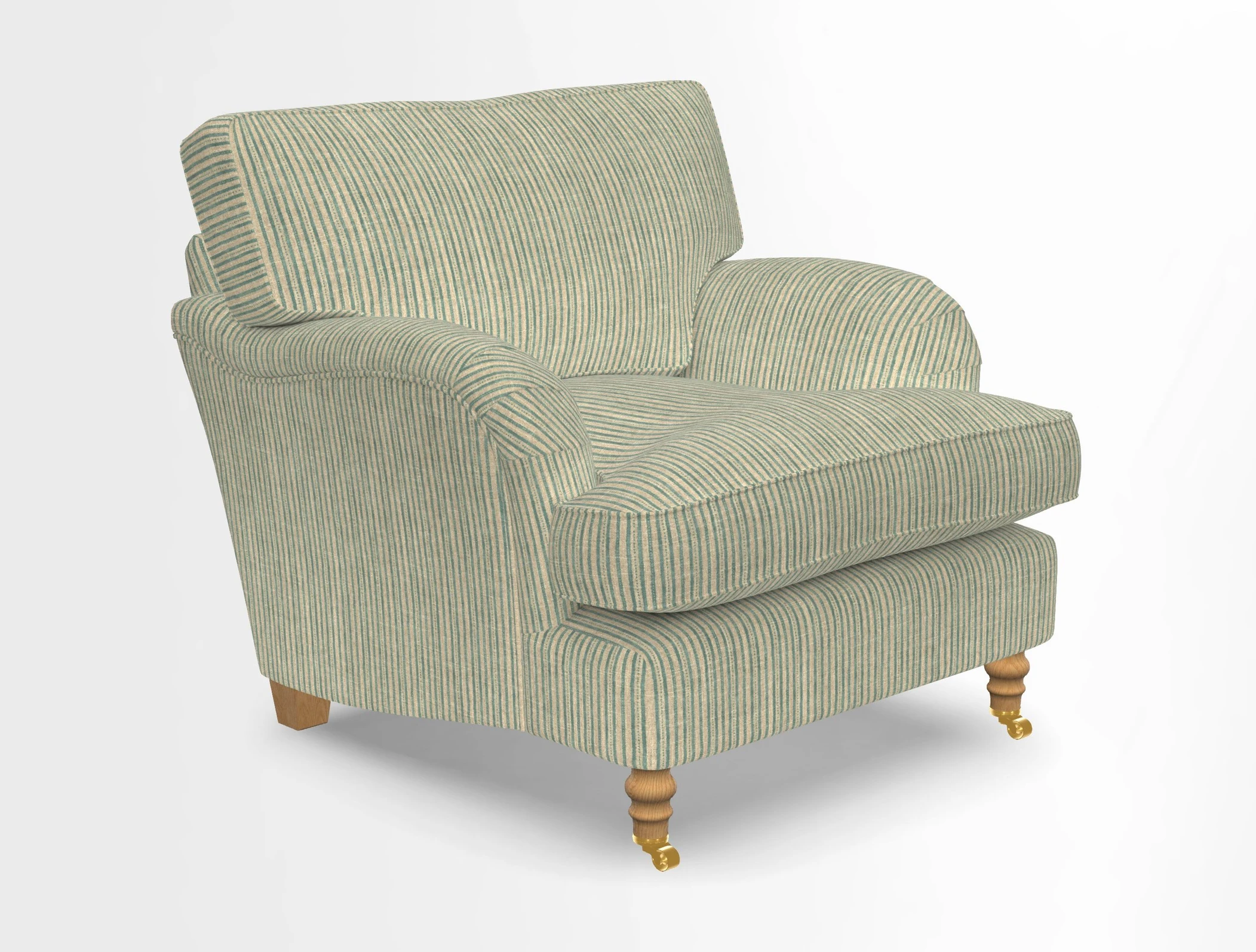 Alwinton chair in Linwood Tango Velvet Sapphire