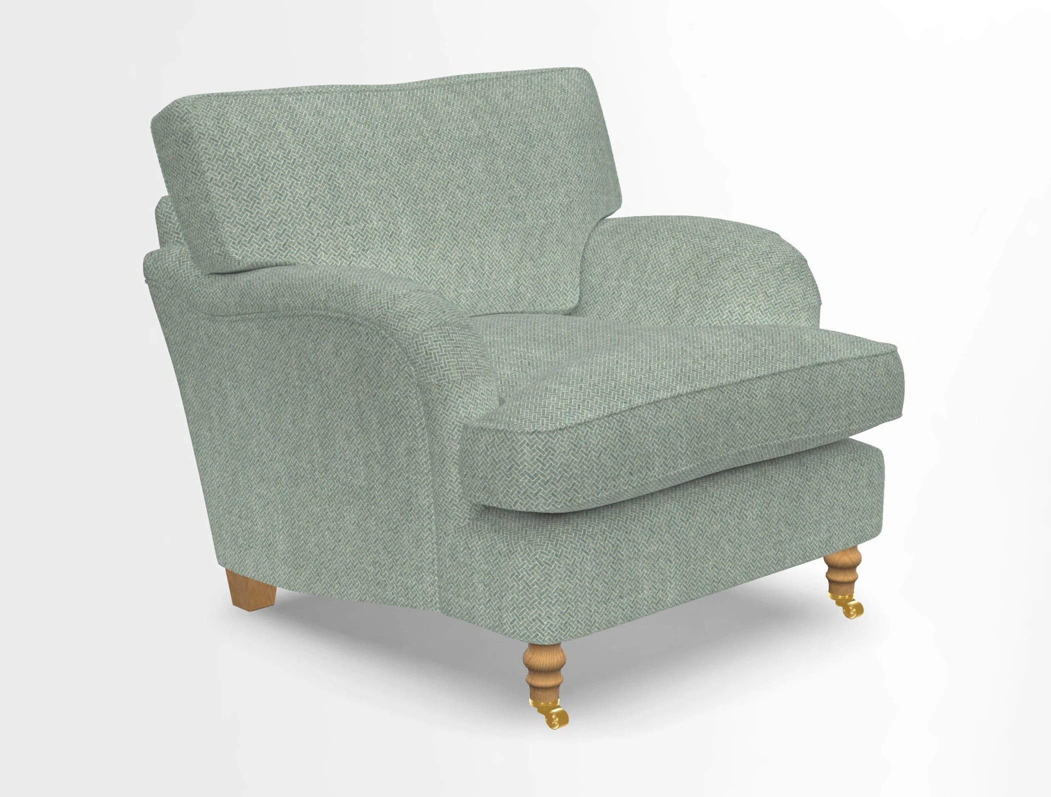 Alwinton chair in Linwood Tango Velvet Sapphire