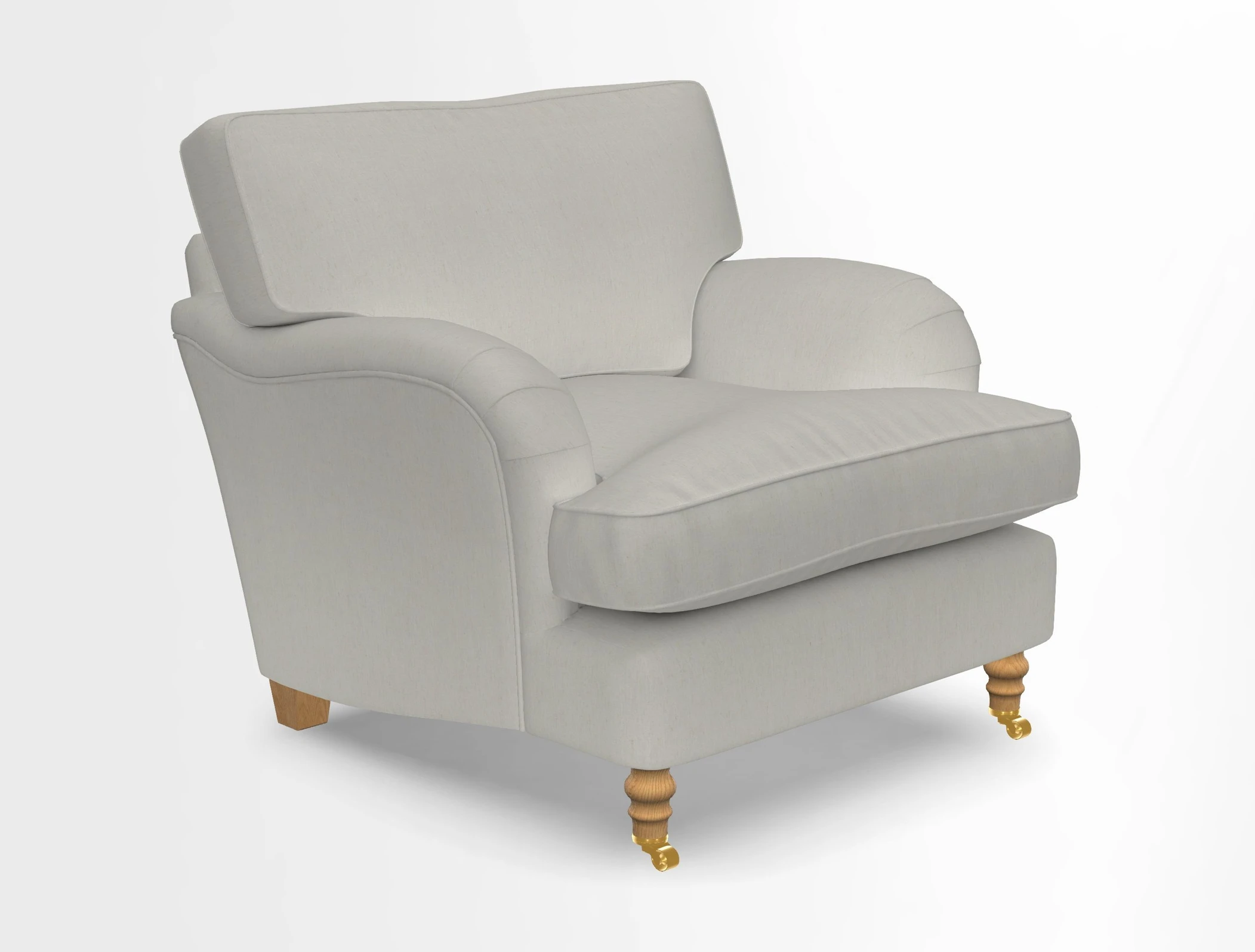 Alwinton chair in Linwood Tango Velvet Sapphire