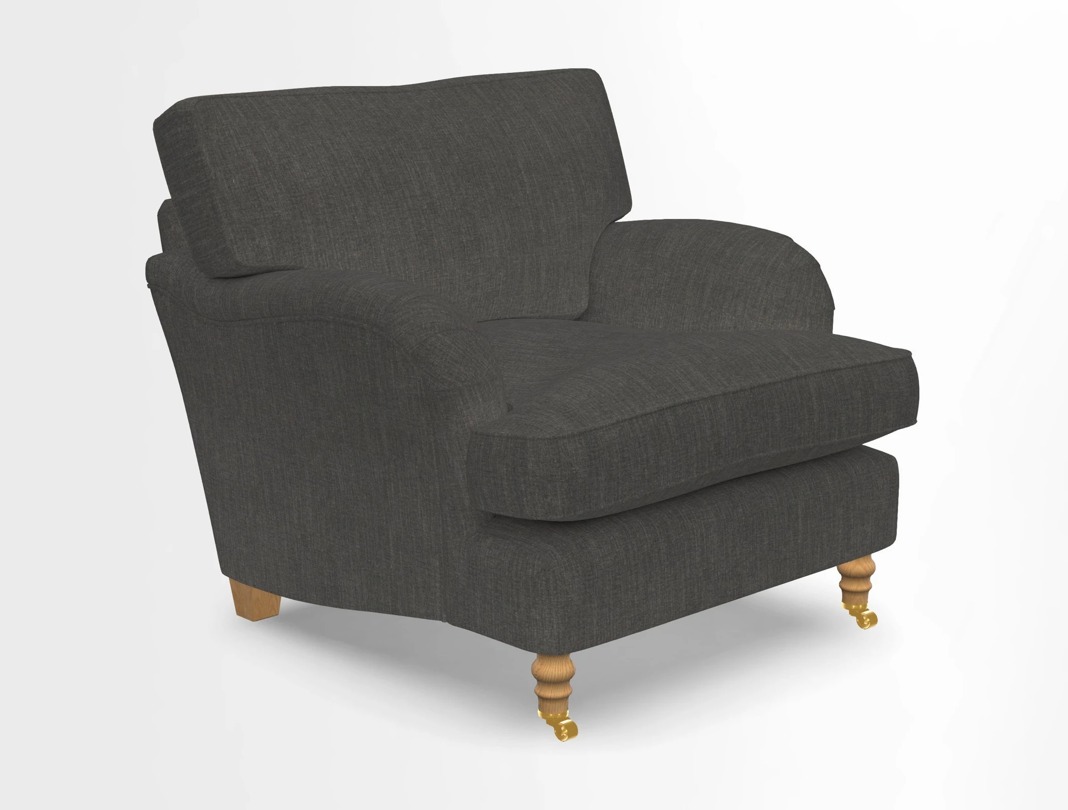 Alwinton chair in Linwood Tango Velvet Sapphire